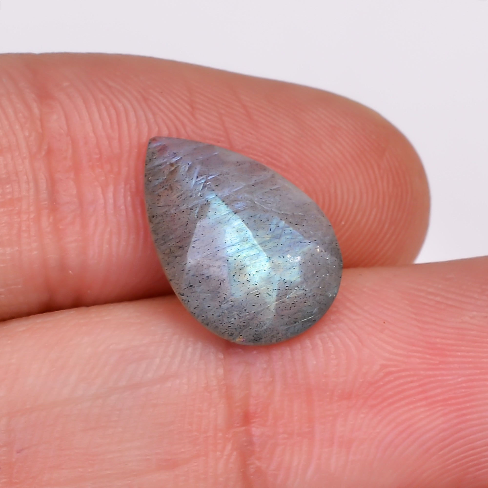 Natural Labradorite Pear Shape Cut Stone Loose Gemstone For Making Jewelry 4 Ct. 14X9X4 MM Y-10621