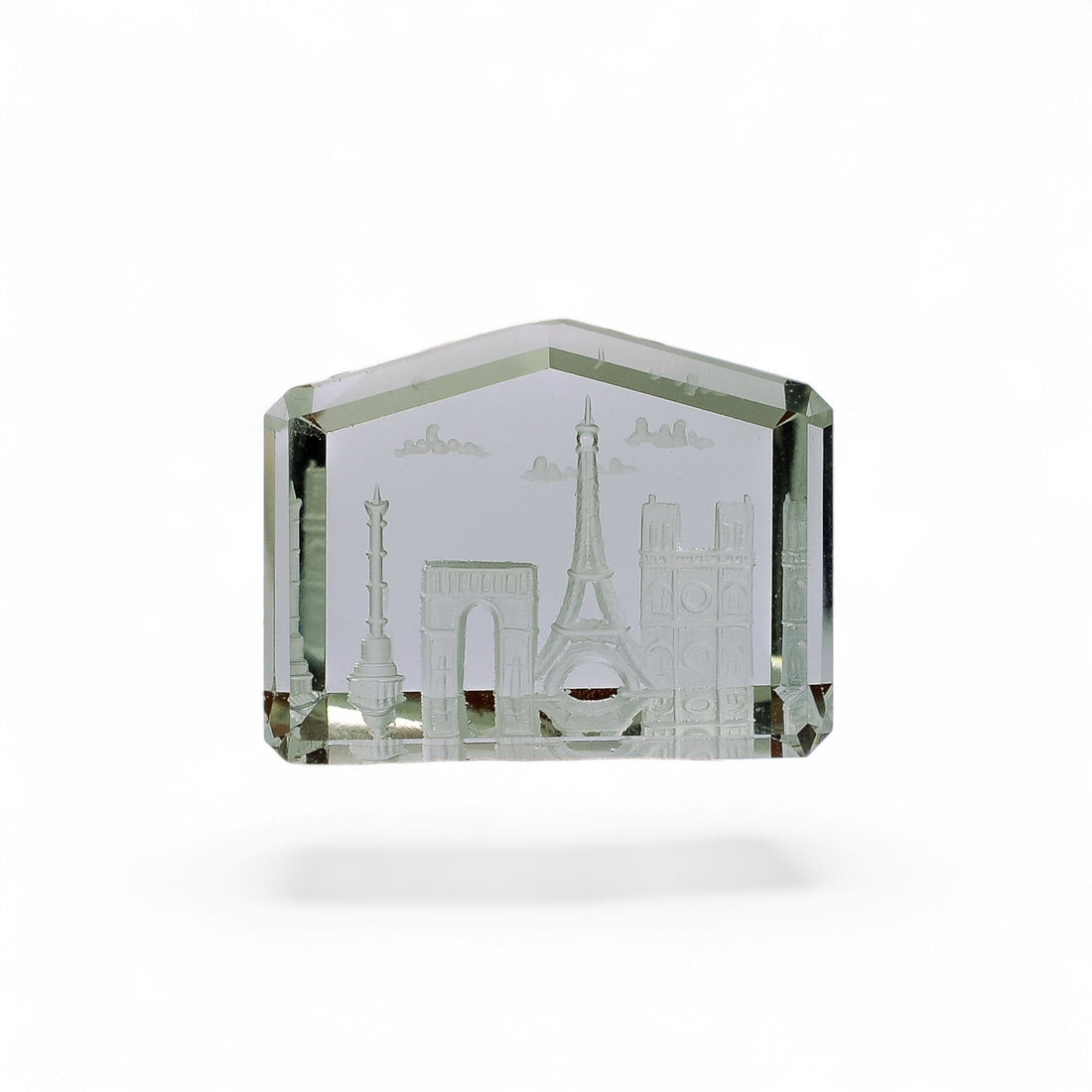 Natural Green Amethyst Fancy Shape Carved Loose Gemstone For Making Jewelry 33Ct. 24X19X7 MM Y-10628