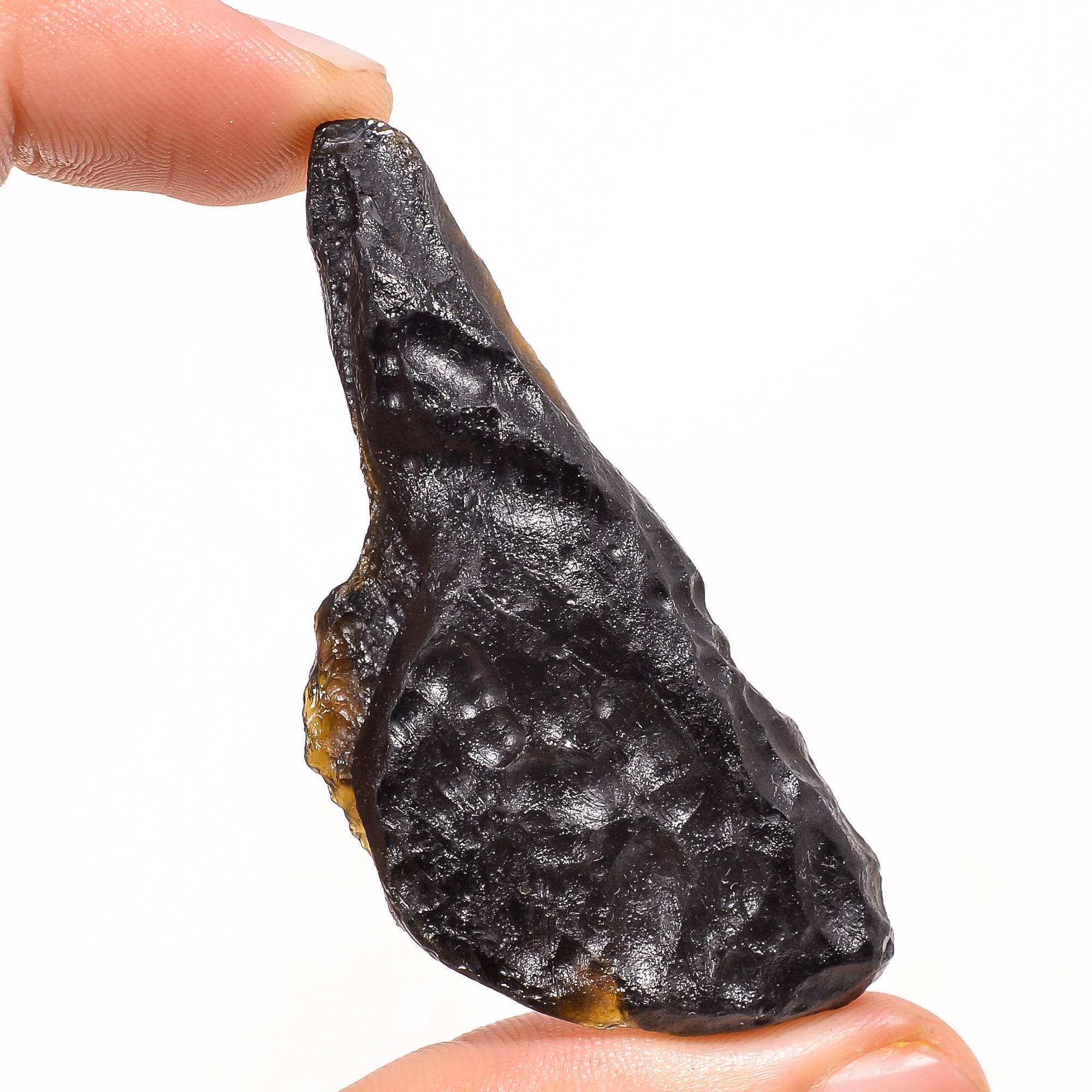 Tektite Fancy Shape Rough, Natural Loose Gemstone For Making Jewelry 89 Ct. 60X26X13 mm Y-3835