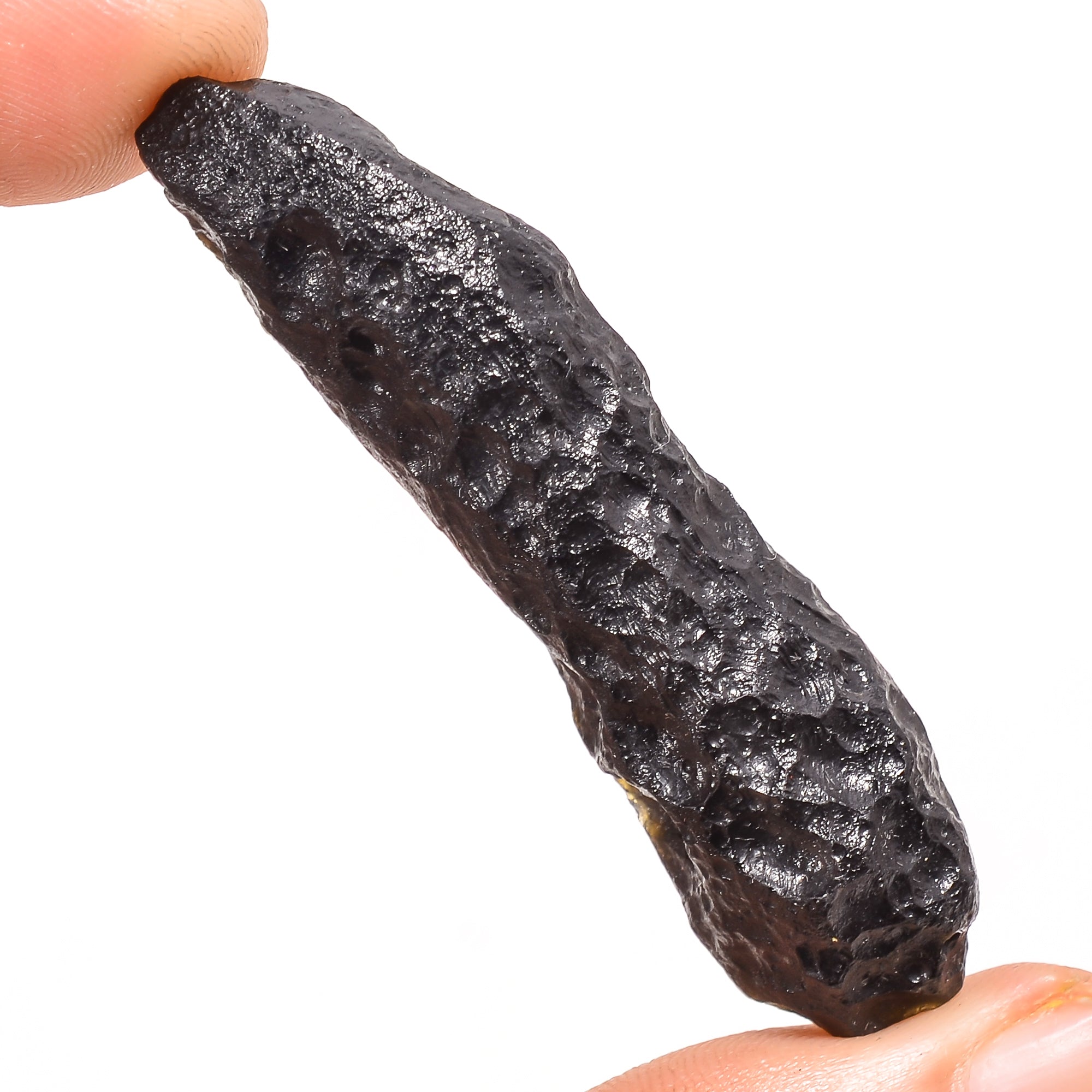 Tektite Fancy Shape Rough, Natural Loose Gemstone For Making Jewelry 70.5 Ct. 57X14X13 mm Y-3837