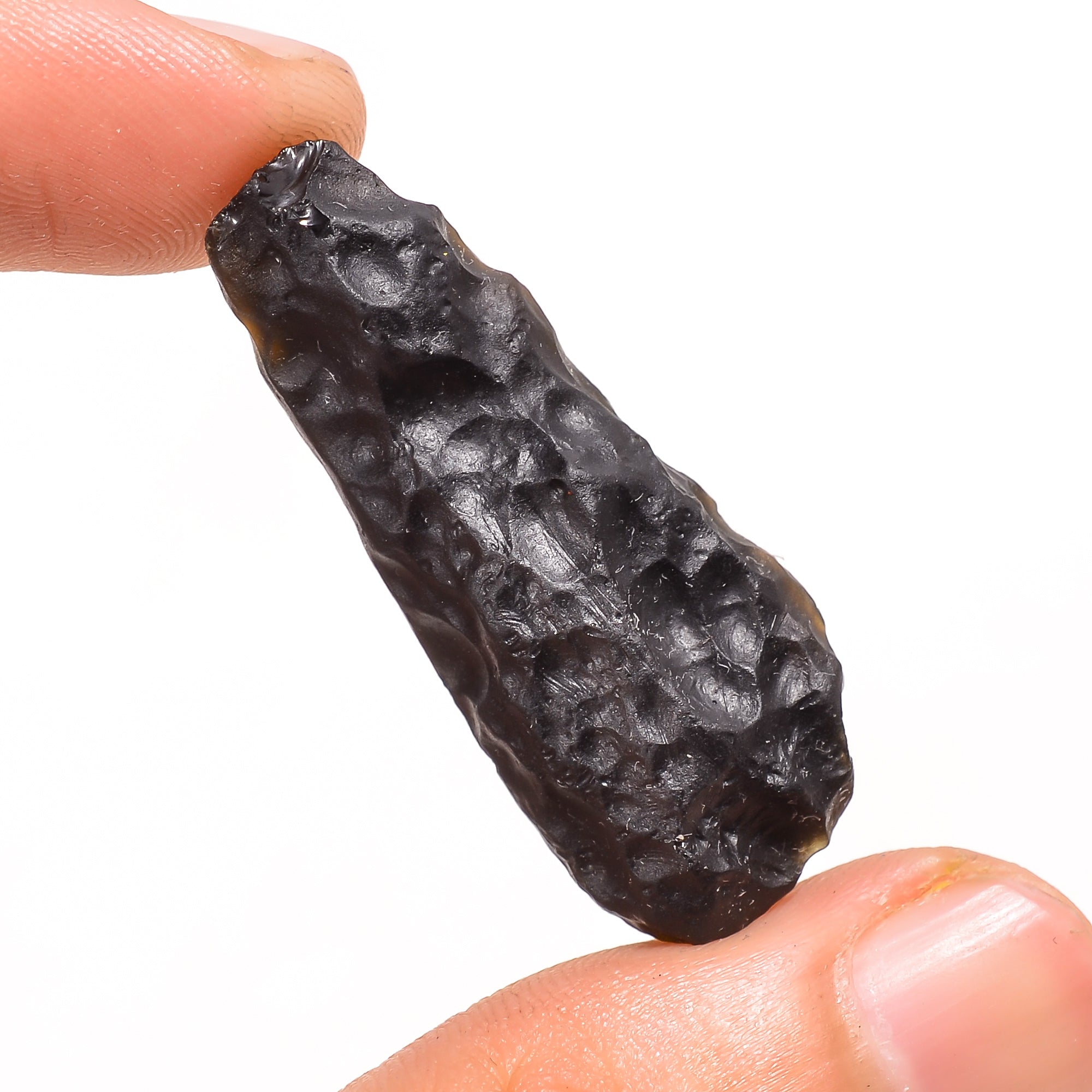 Tektite Fancy Shape Rough, Natural Loose Gemstone For Making Jewelry 33 Ct. 35X15X12 mm Y-3841