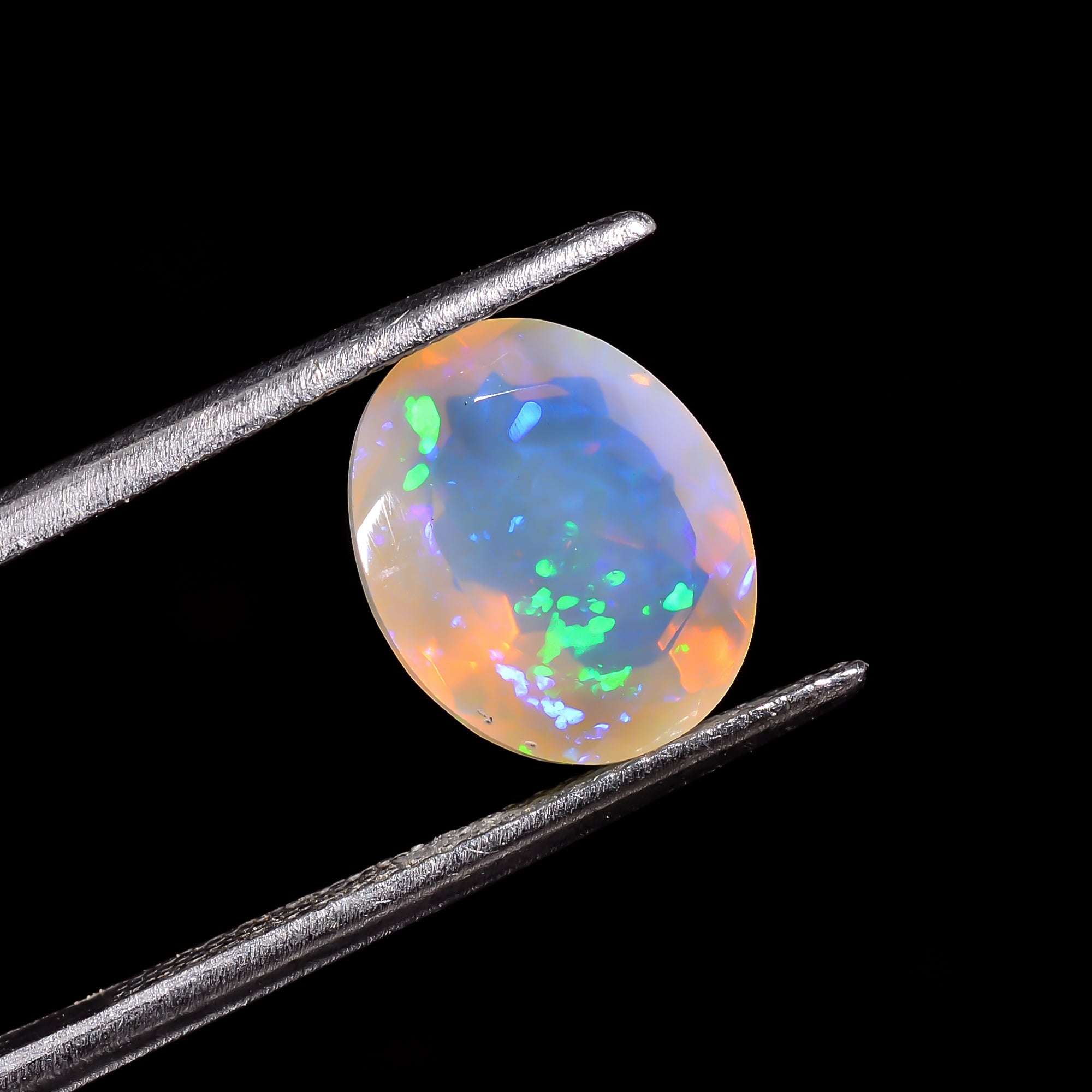 Ethiopian Opal Oval Shape Cut Stone natural loose gemstone  2.35 Ct. 11X9X6 mm Y-7180
