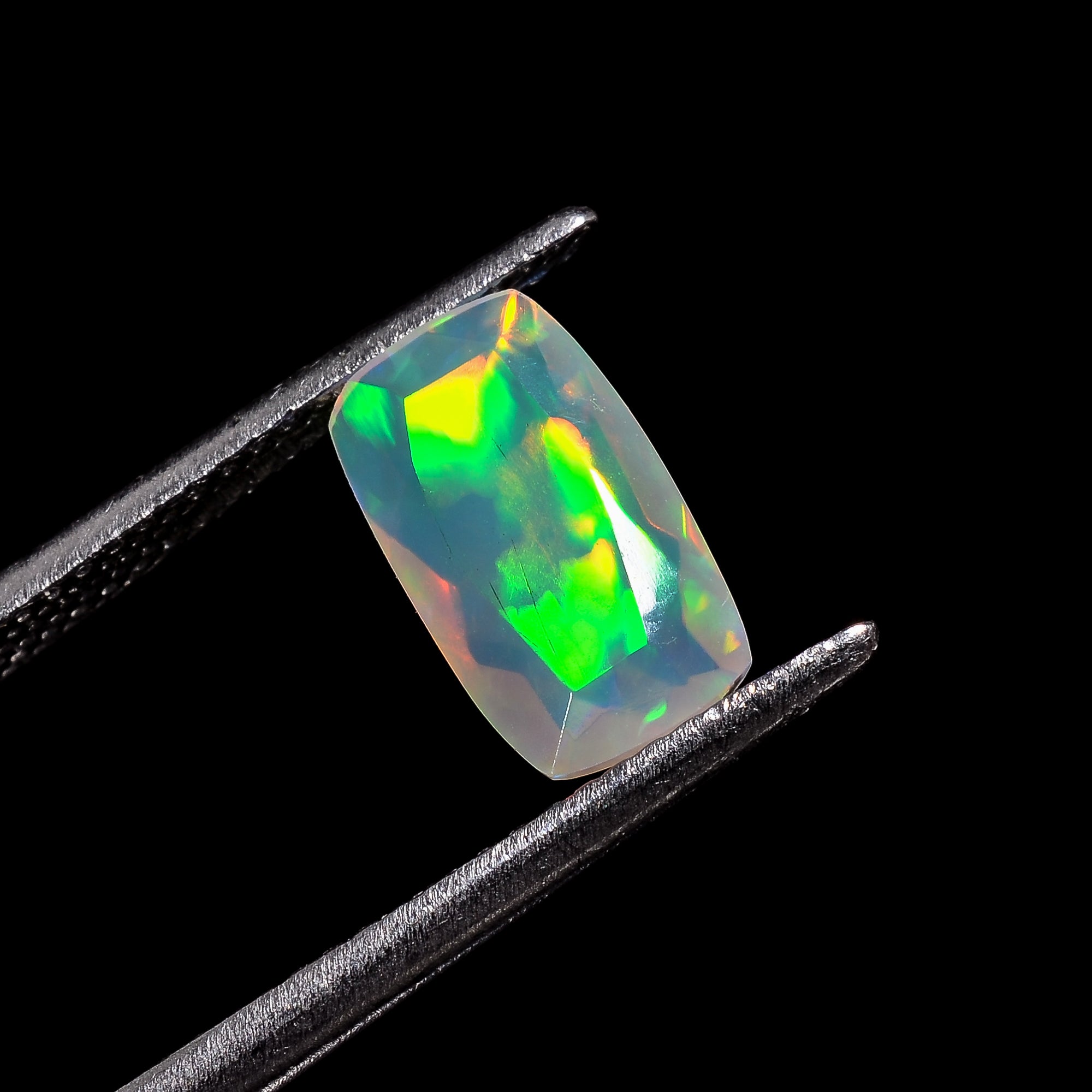 Ethiopian Opal Radiant Shape Cut Stone natural loose gemstone  1 Ct. 10X6X4 mm Y-7189