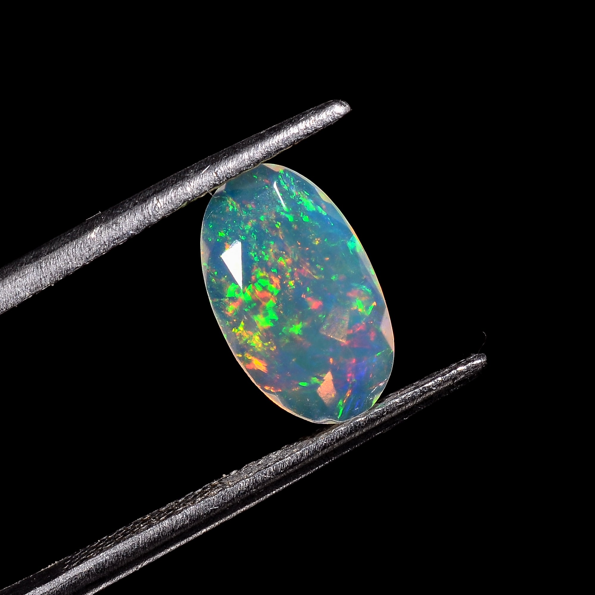 Ethiopian Opal Oval Shape Cut Stone natural loose gemstone  1 Ct. 11X7X3 mm Y-7194
