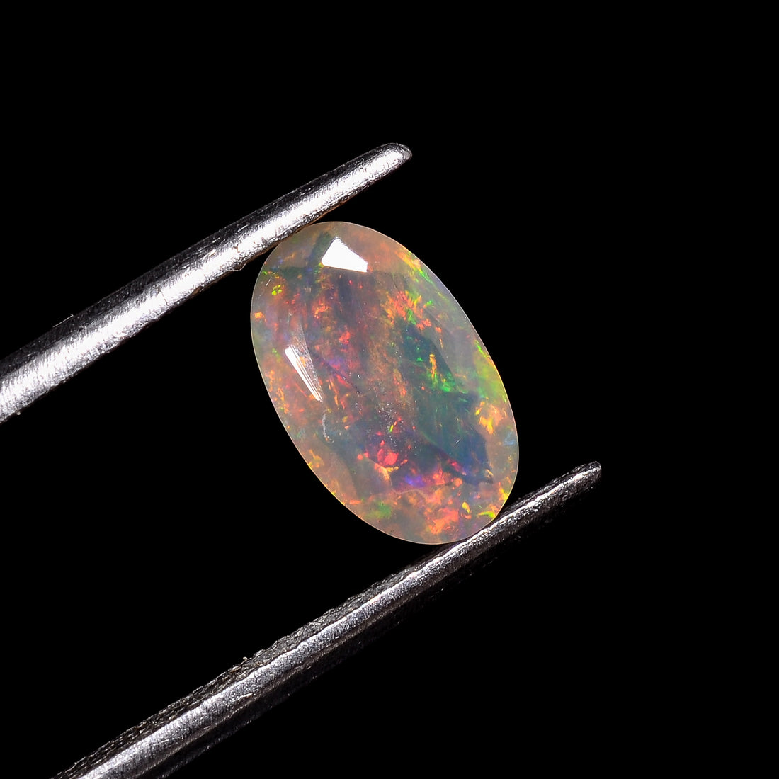 Ethiopian Opal Oval Shape Cut Stone natural loose gemstone  1.25 Ct. 10X6X4 mm Y-7204