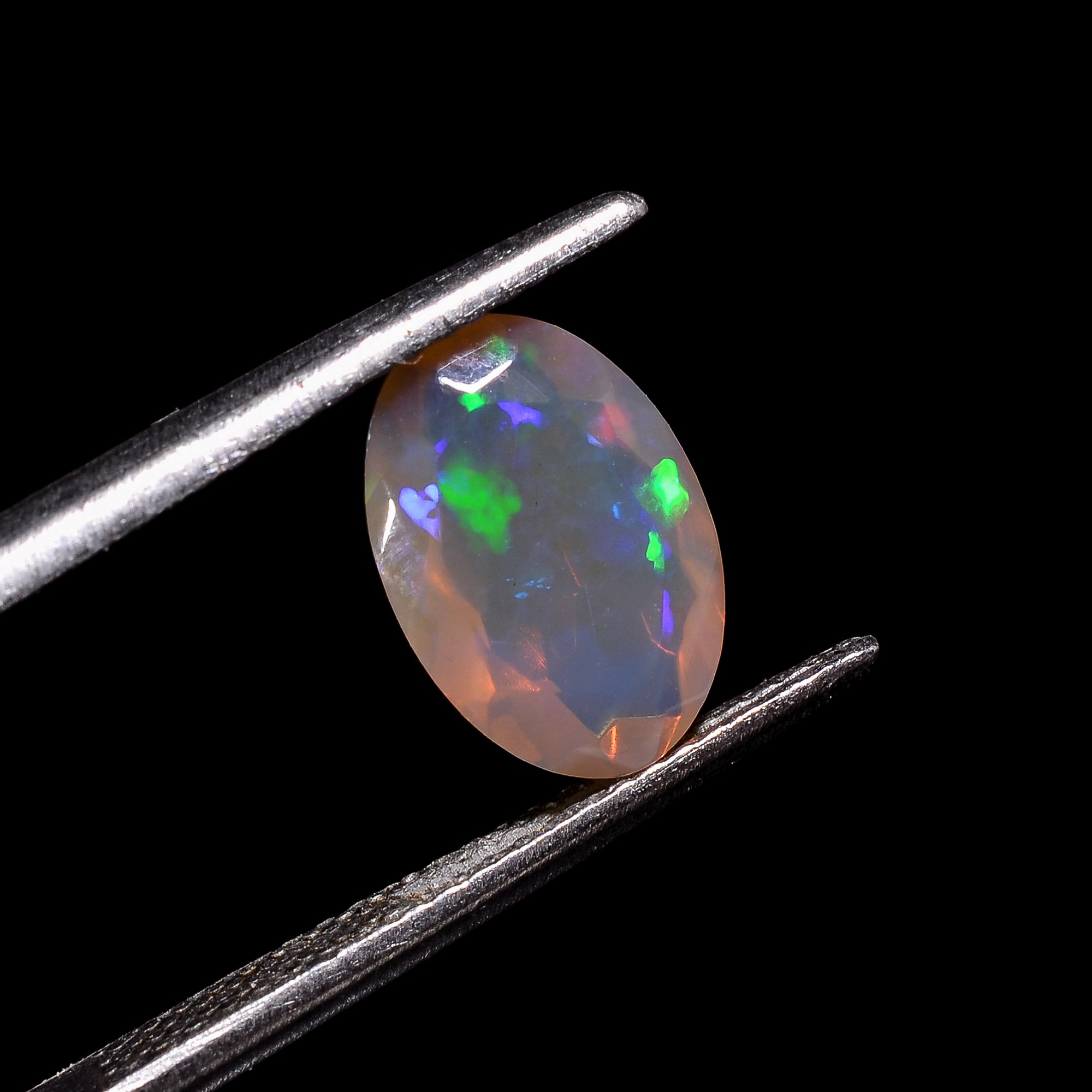 Ethiopian Opal Oval Shape Cut Stone natural loose gemstone  1.3 Ct. 11X7X5 mm Y-7205