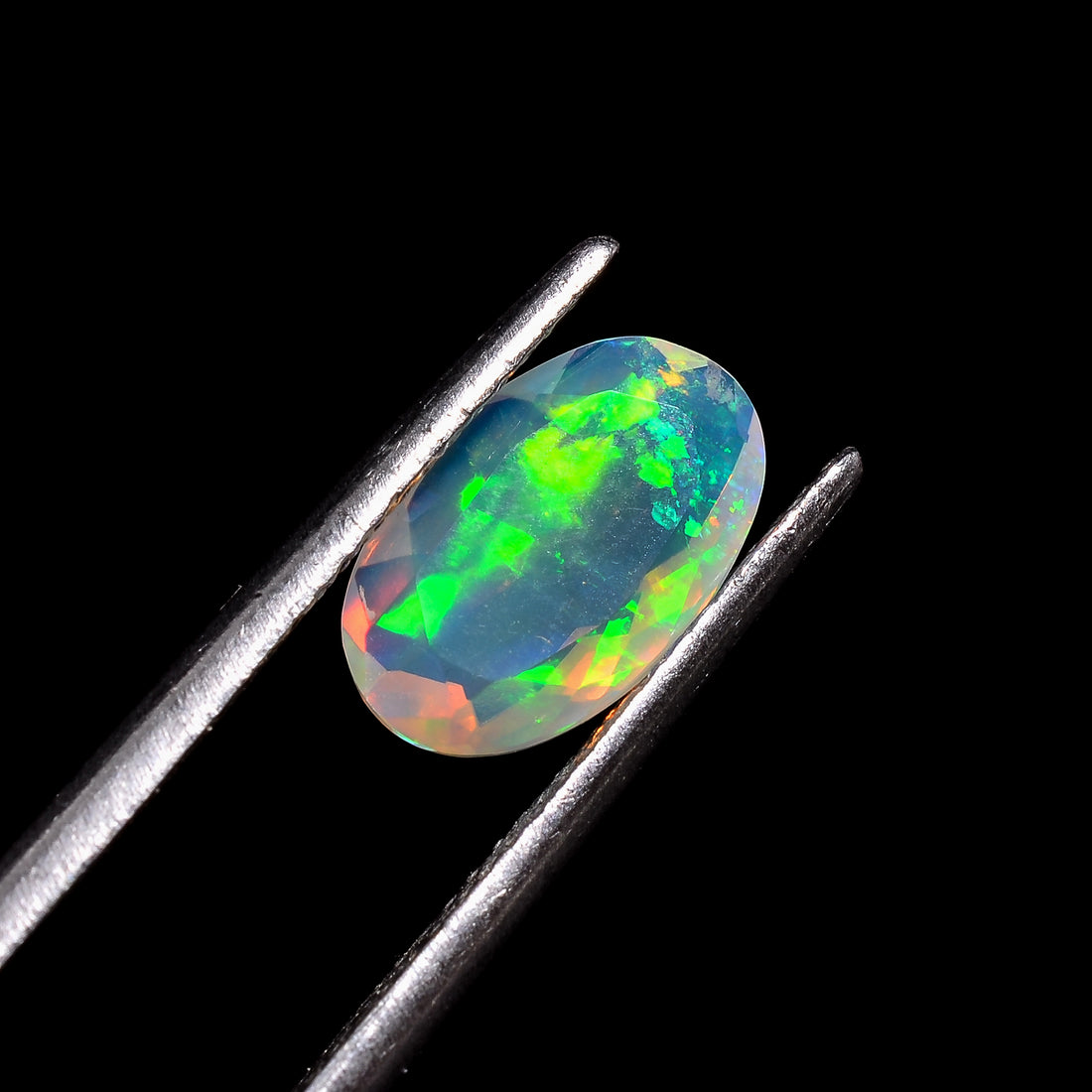 Ethiopian Opal Oval Shape Cut Stone natural loose gemstone  1.05 Ct. 11X7X4 mm Y-7206