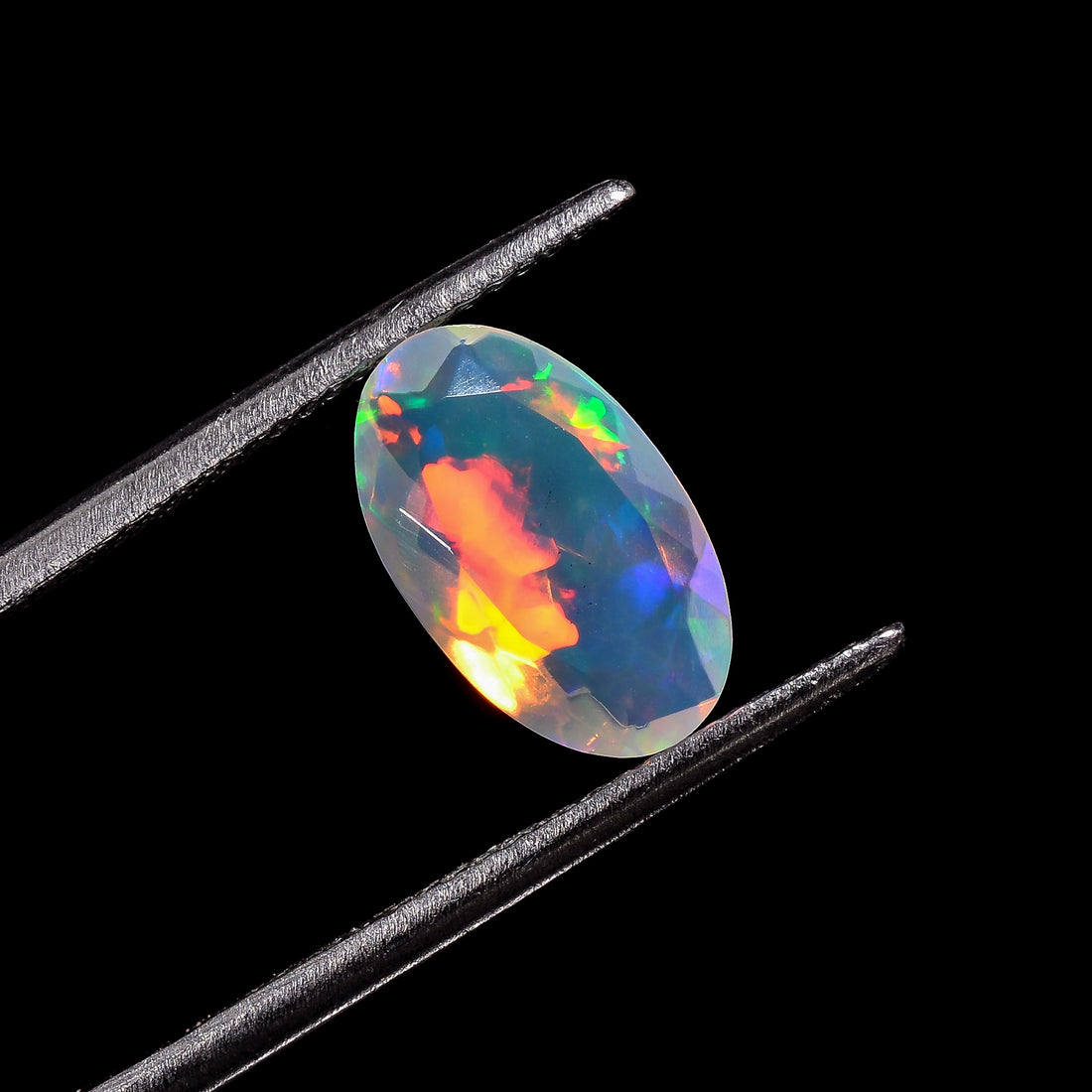 Ethiopian Opal Oval Shape Cut Stone natural loose gemstone  1.5 Ct. 11X7X4 mm Y-7207