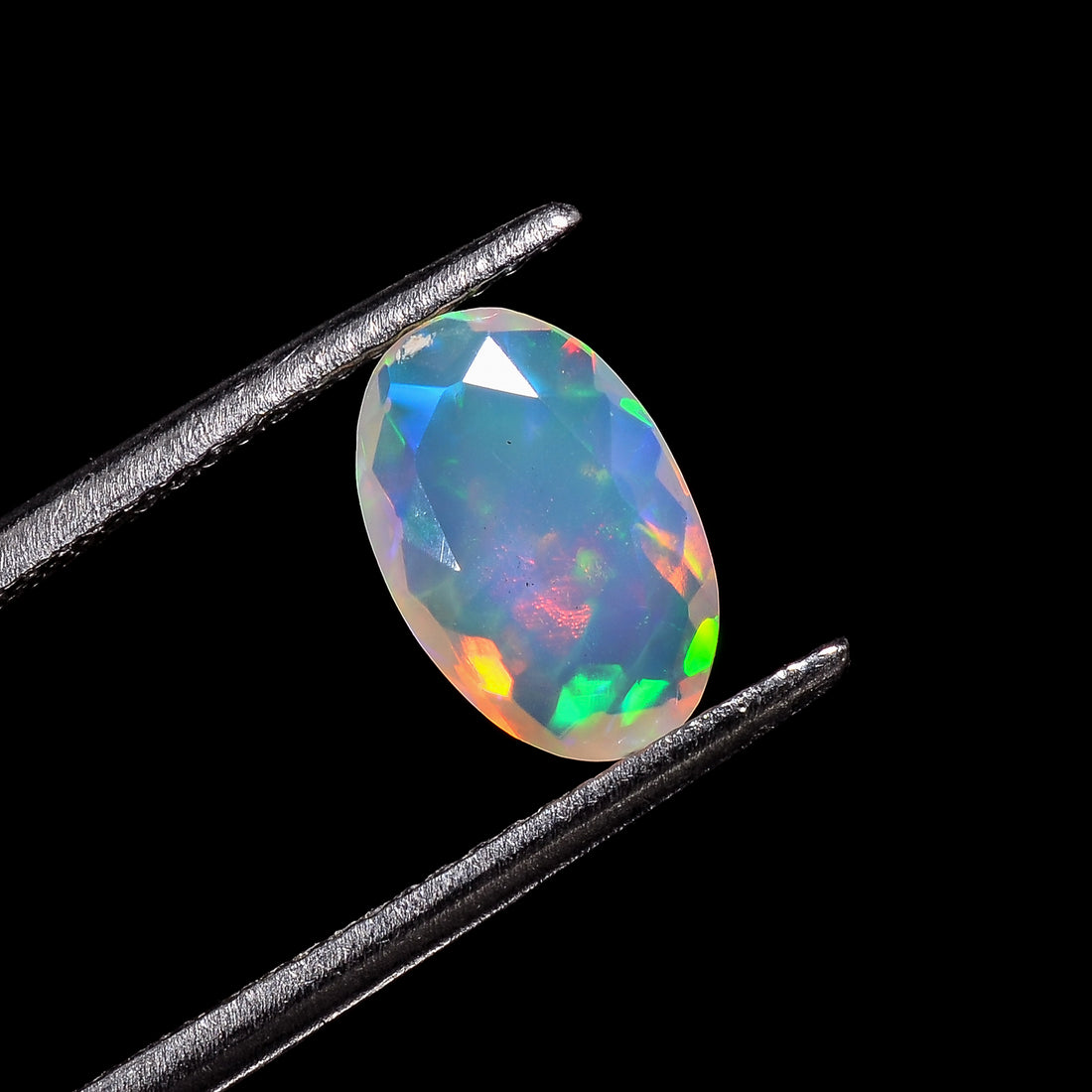 Ethiopian Opal Oval Shape Cut Stone natural loose gemstone  0.85 Ct. 9X6X4 mm Y-7211