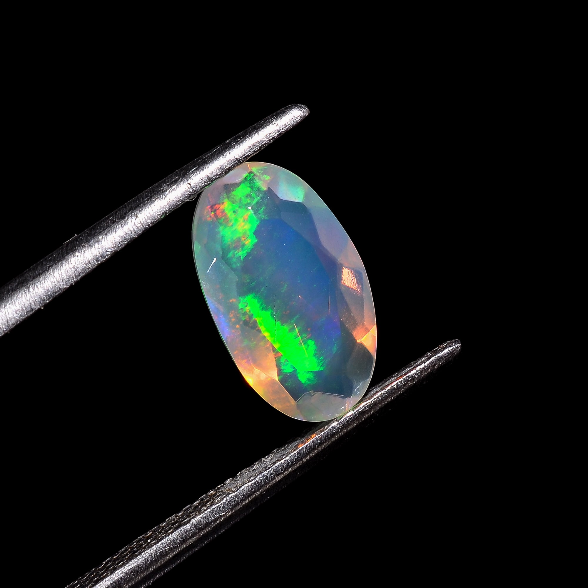 Ethiopian Opal Oval Shape Cut Stone natural loose gemstone  1.5 Ct. 11X7X4 mm Y-7213