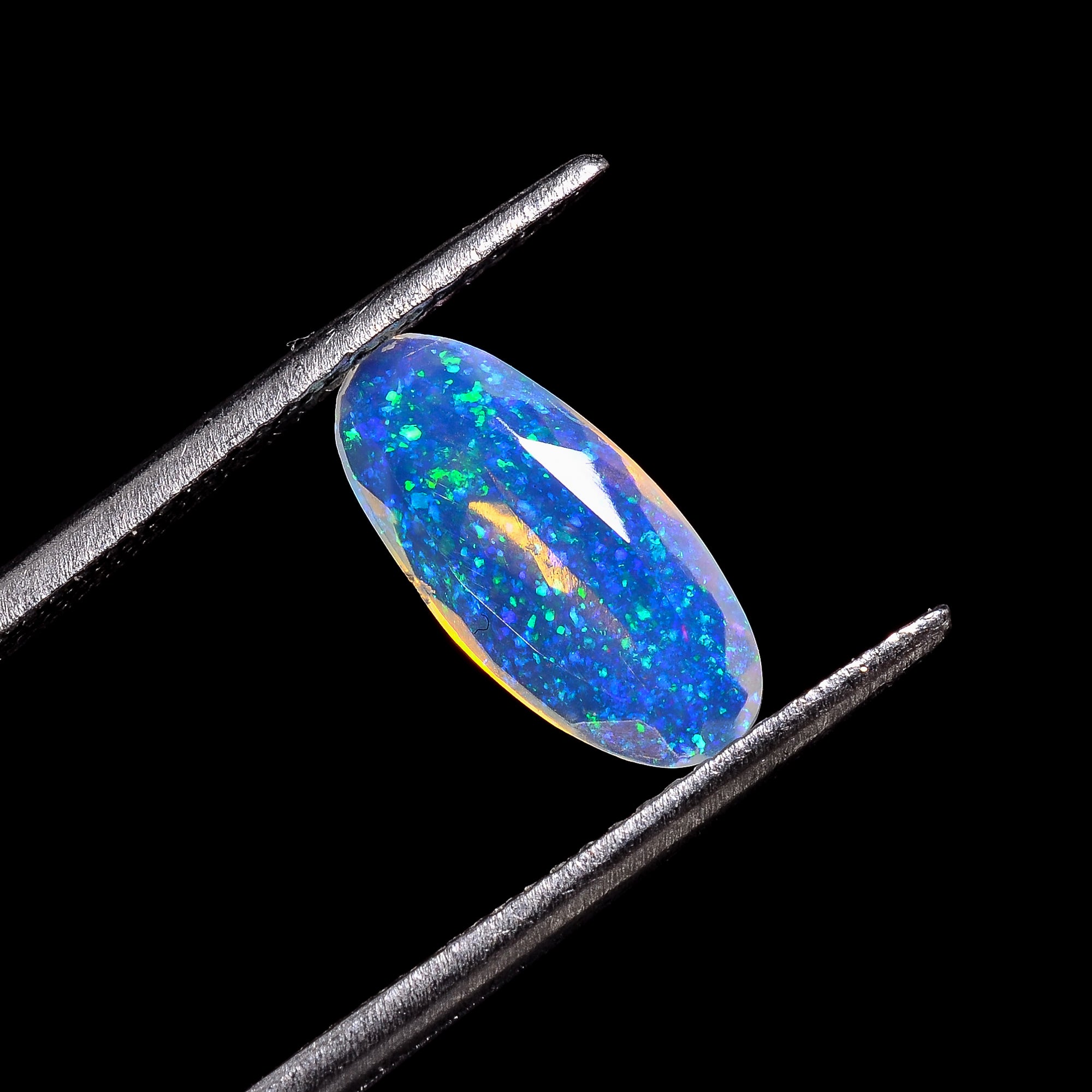 Ethiopian Opal Oval Shape Cut Stone natural loose gemstone  1.1 Ct. 12X6X3 mm Y-7214