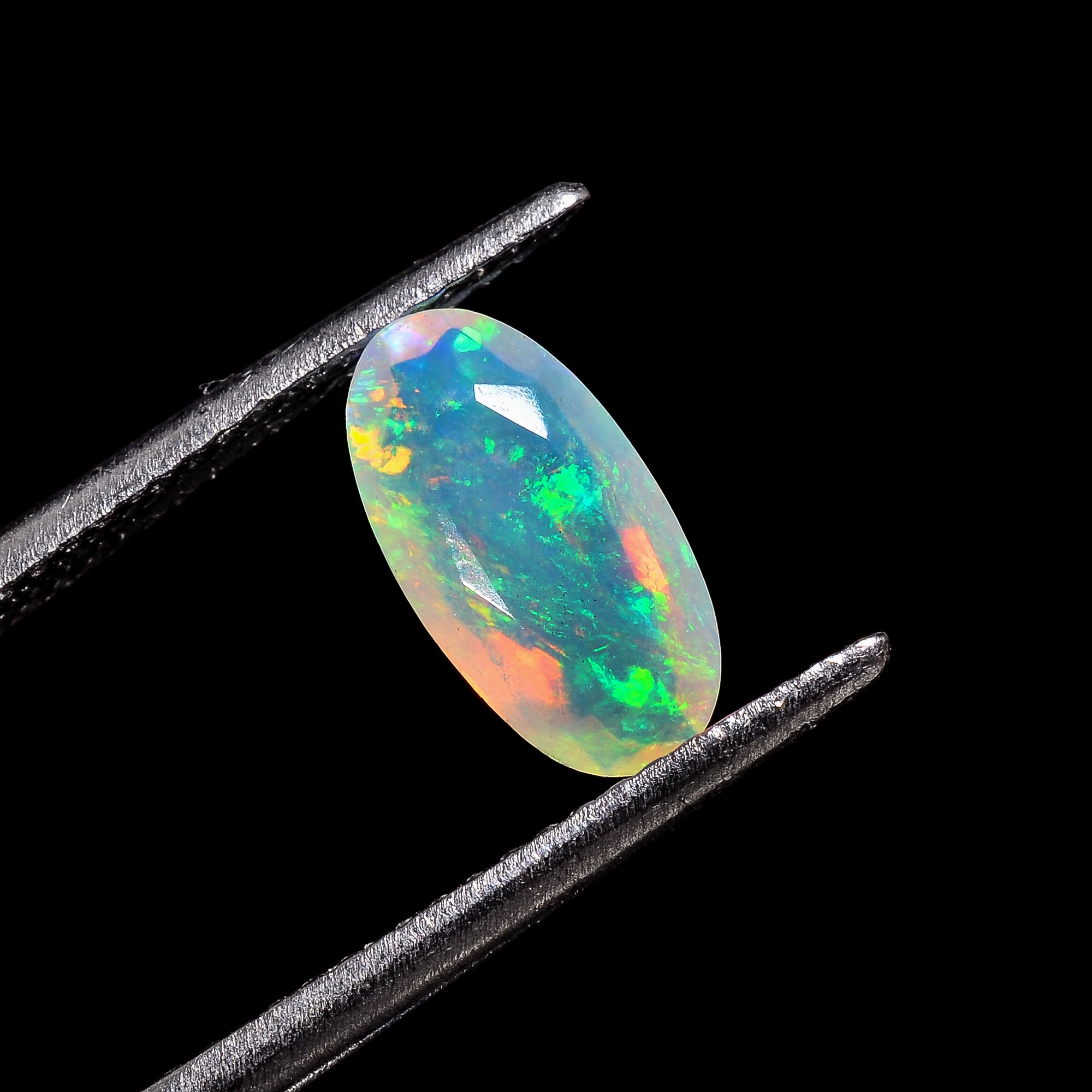 Ethiopian Opal Oval Shape Cut Stone natural loose gemstone 0.9 Ct. 10X5X4 mm Y-7218
