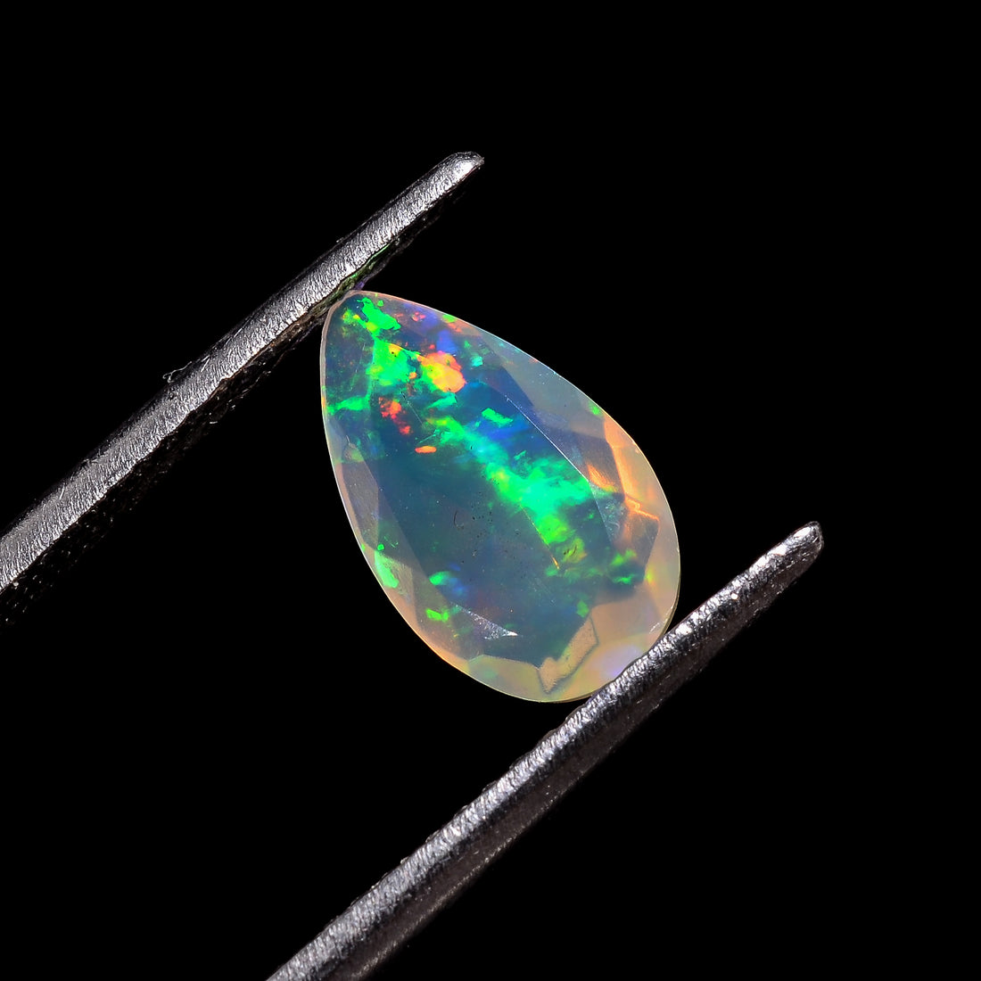 Ethiopian Opal Pear Shape Cut Stone natural loose gemstone 1 Ct. 11X6X3 mm Y-7231