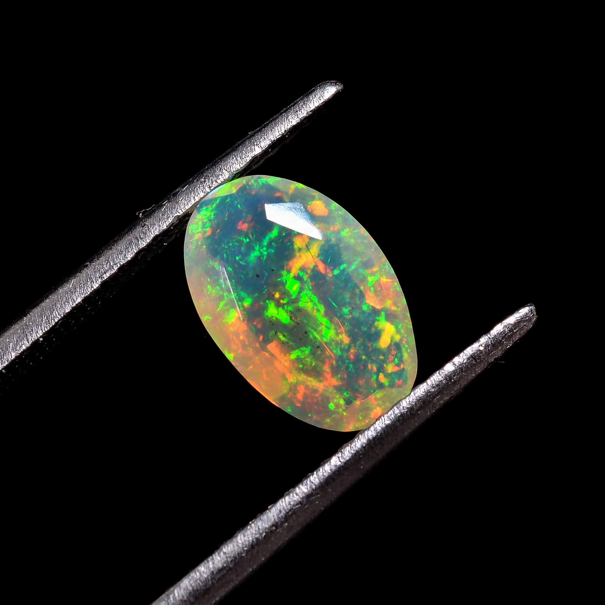 Ethiopian Opal Oval Shape Cut Stone natural loose gemstone 1.2 Ct. 10X7X4 mm Y-7232