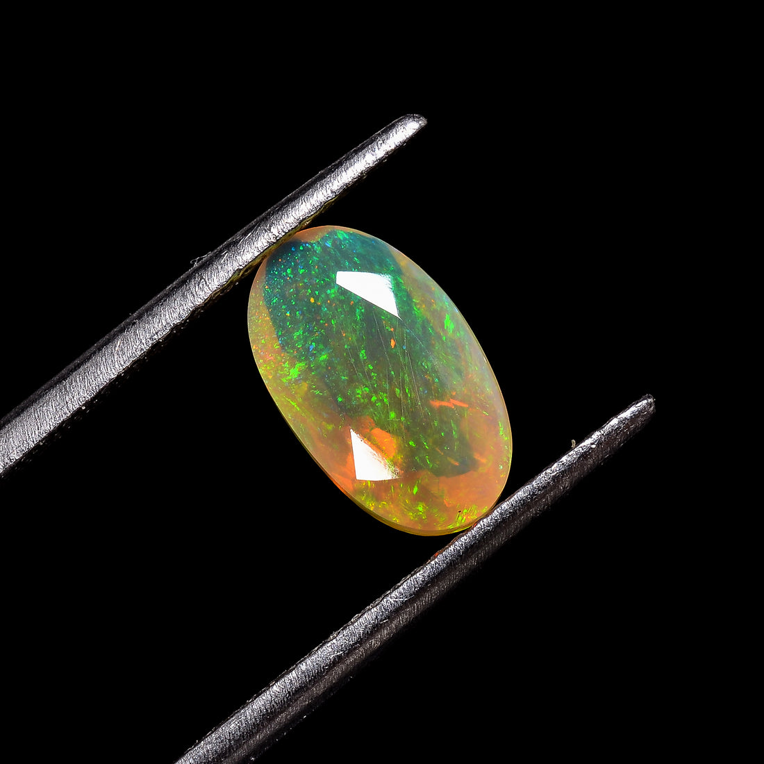 Ethiopian Opal Oval Shape Cut Stone natural loose gemstone 1.45 Ct. 11X6X5 mm Y-7235