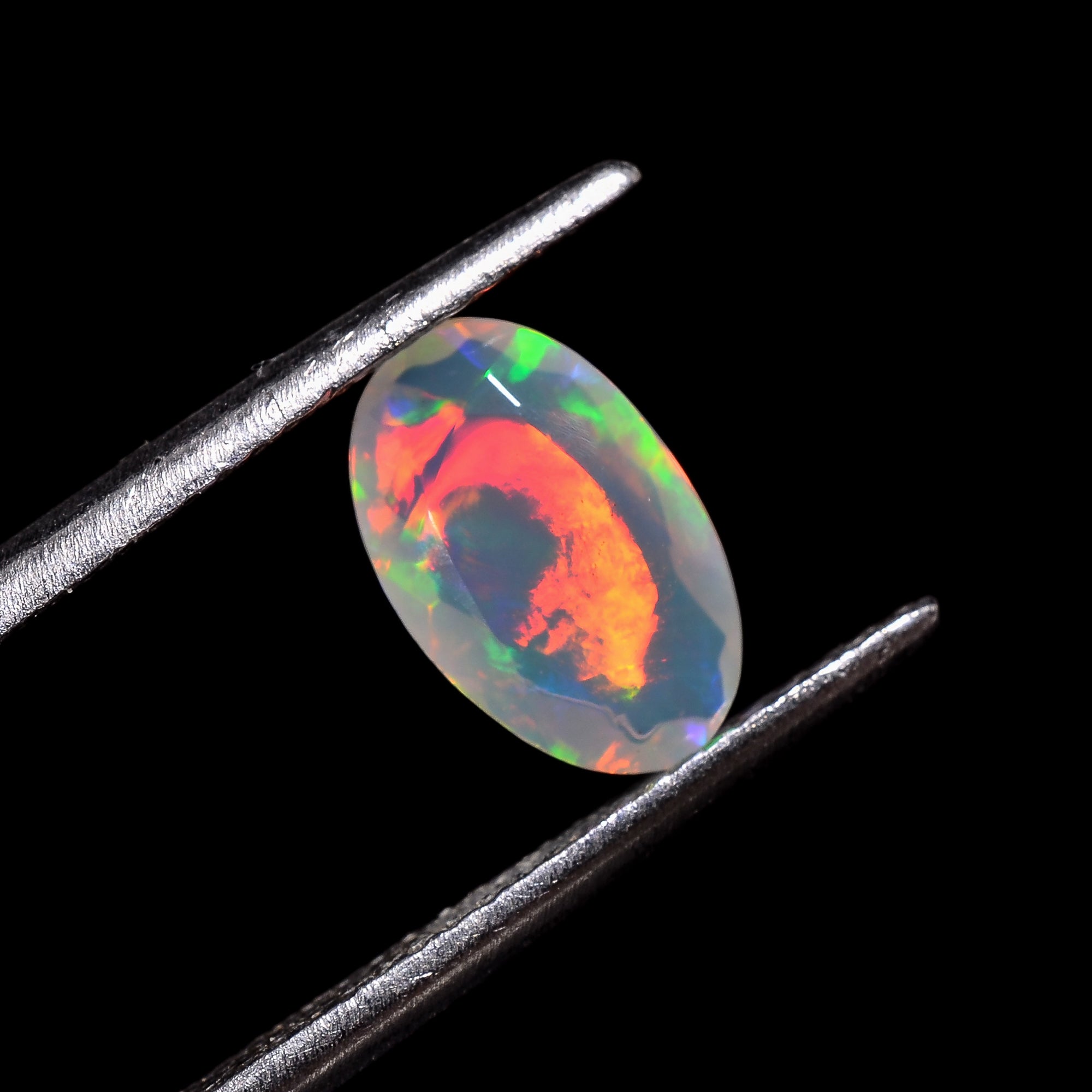 Ethiopian Opal Oval Shape Cut Stone natural loose gemstone  0.85 Ct. 10X6X4 mm Y-7239