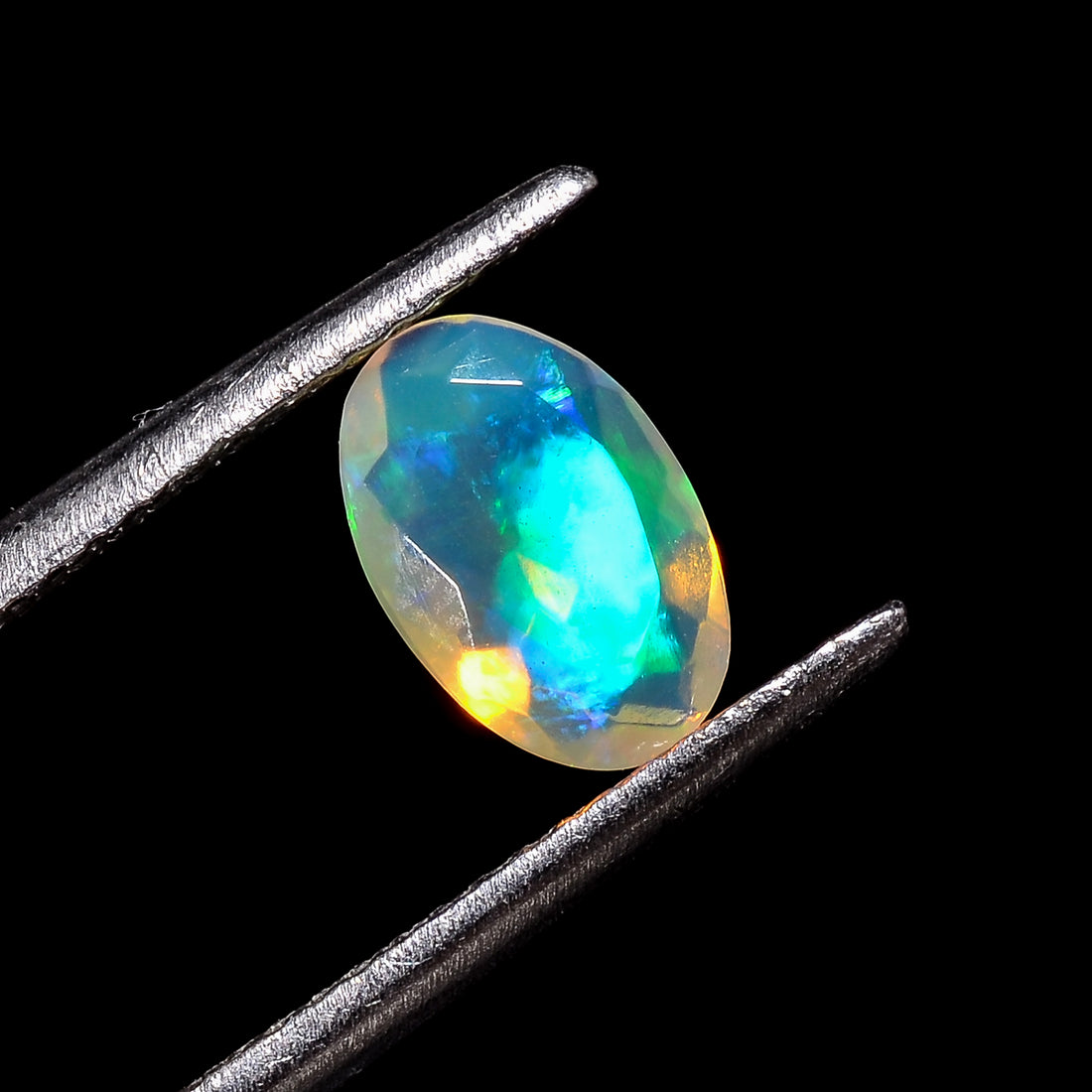 Ethiopian Opal Oval Shape Cut Stone natural loose gemstone 0.65 Ct. 8X5X3 mm Y-7246
