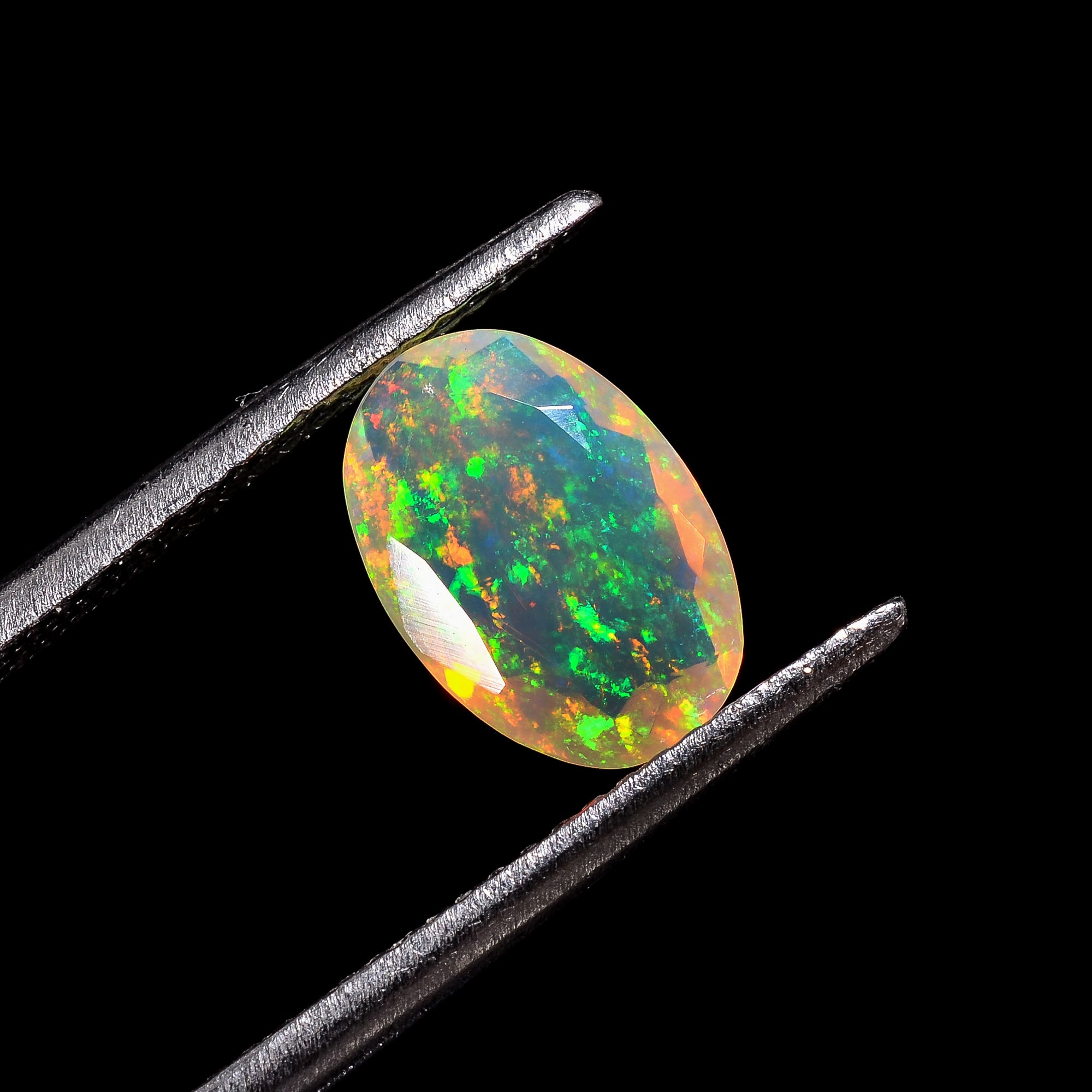 Ethiopian Opal Oval Shape Cut Stone natural loose gemstone 1.15 Ct. 10X7X4 mm Y-7248