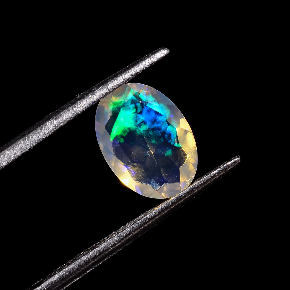 Ethiopian Opal Oval Shape Cut Stone natural loose gemstone 1.35 Ct. 10X7X4 mm Y-7249
