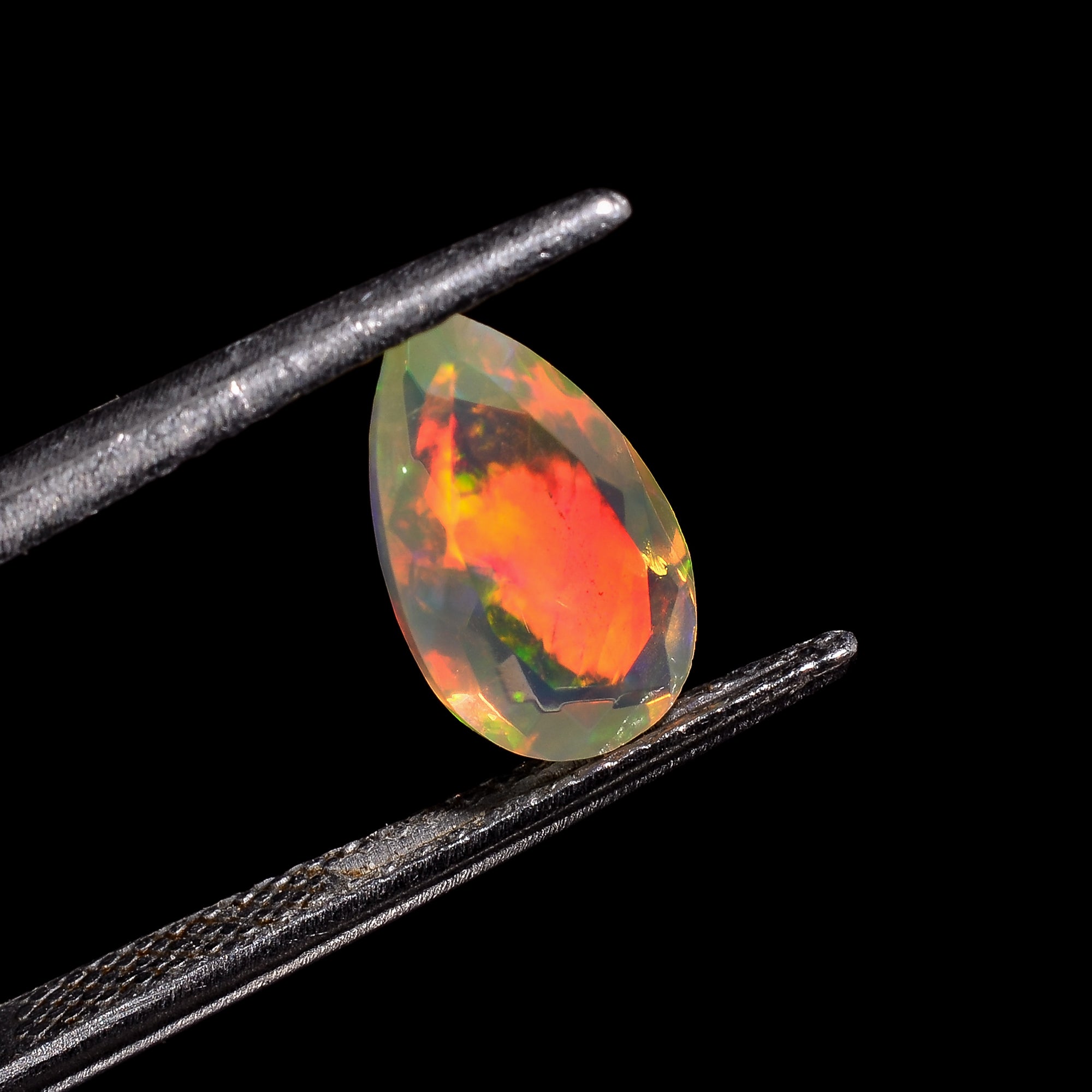 Ethiopian Opal Pear Shape Cut Stone natural loose gemstone 1.2 Ct. 11X6X4 mm Y-7250