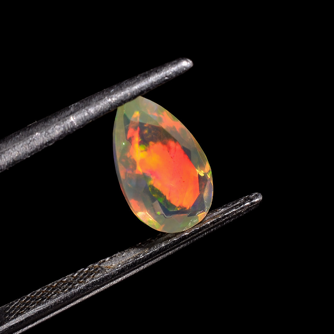 Ethiopian Opal Pear Shape Cut Stone natural loose gemstone 1.2 Ct. 11X6X4 mm Y-7250