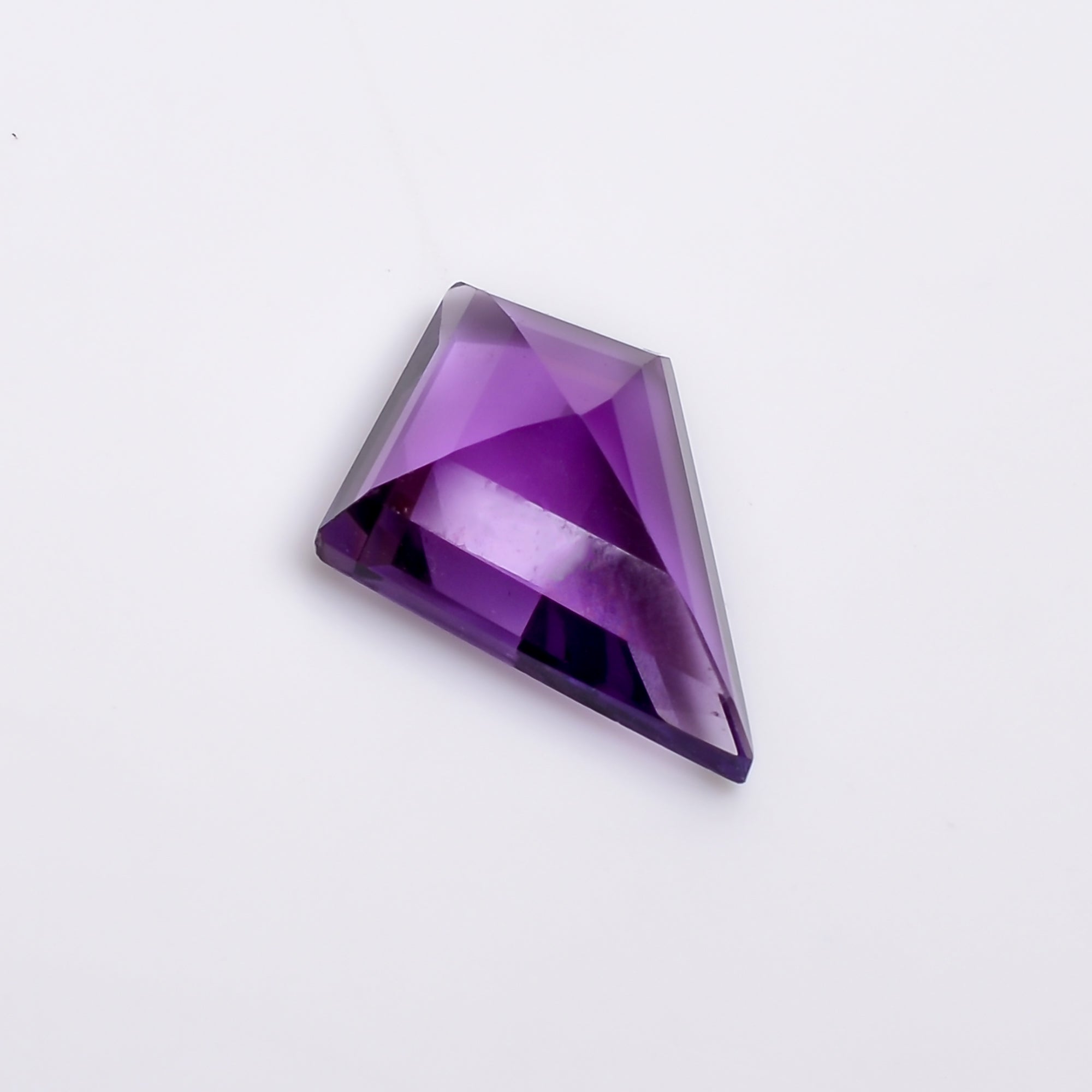 natural amethyst fancy shape cut stone loose gemstone