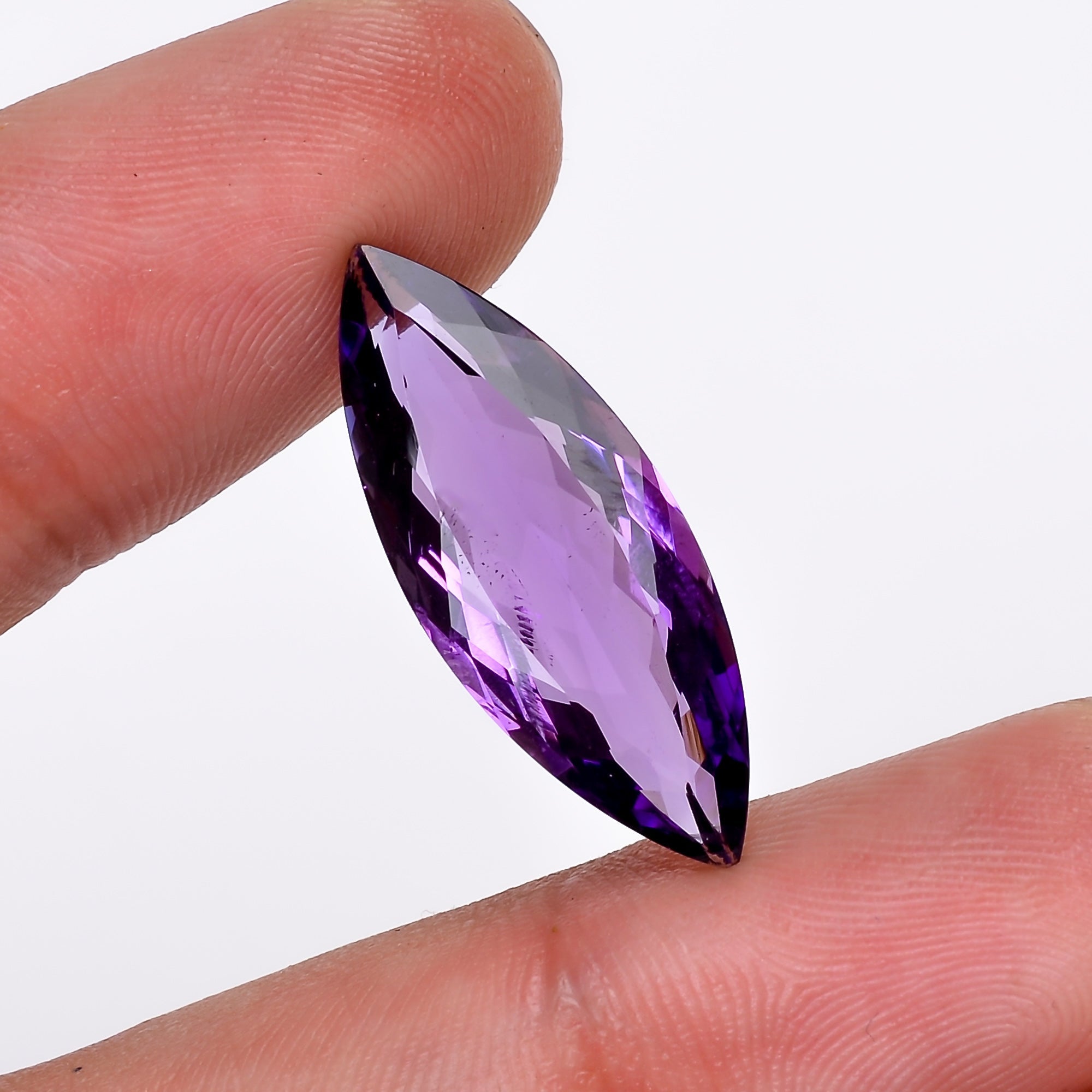 natural amethyst marquise shape cut stone loose gemstone