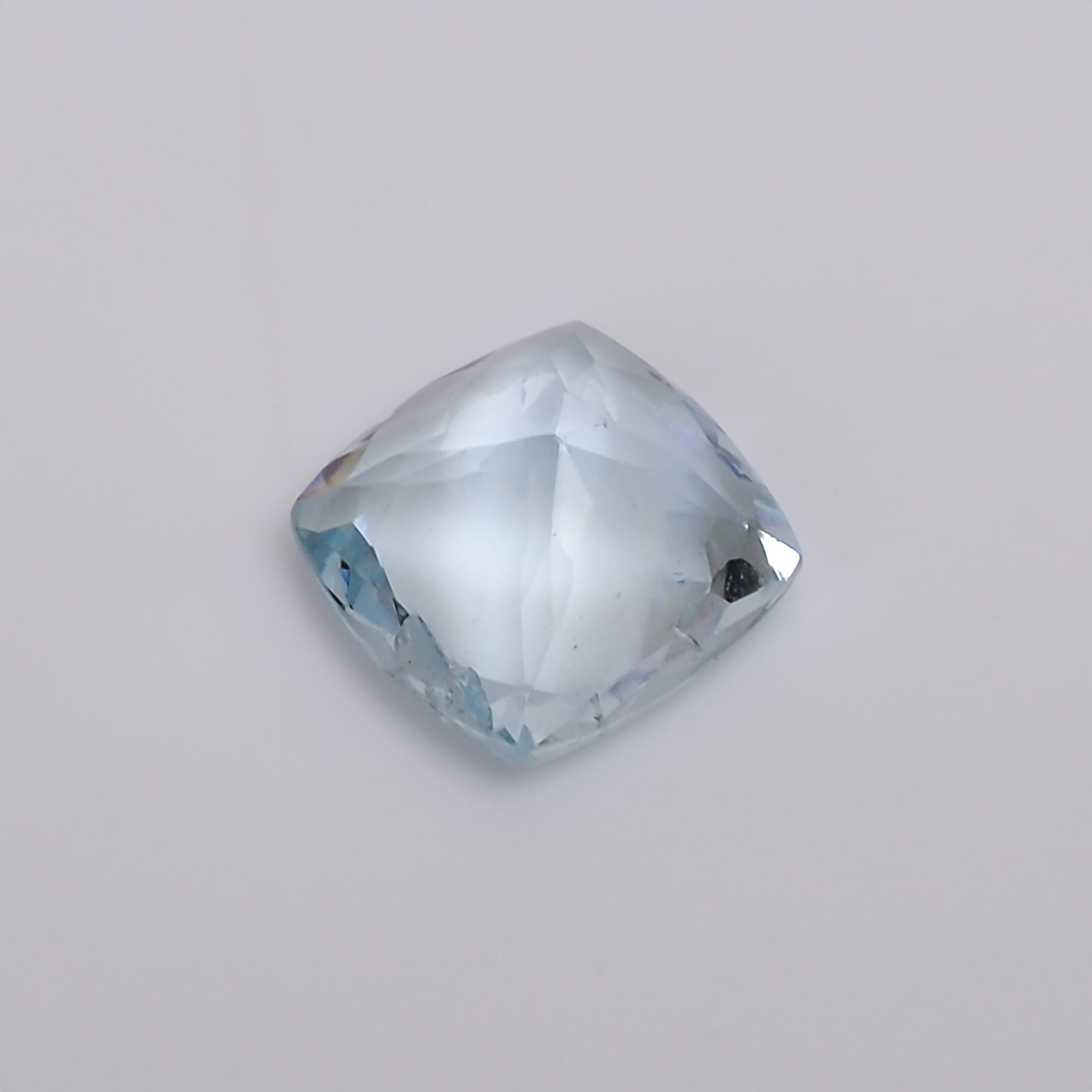 natural aquamarine cushion shape cut stone loose gemstone