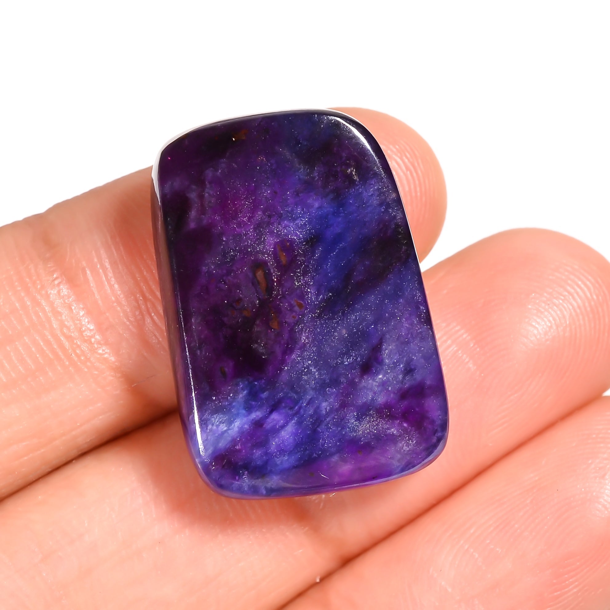 natural sugilite fancy shape cabochon loose gemstone
