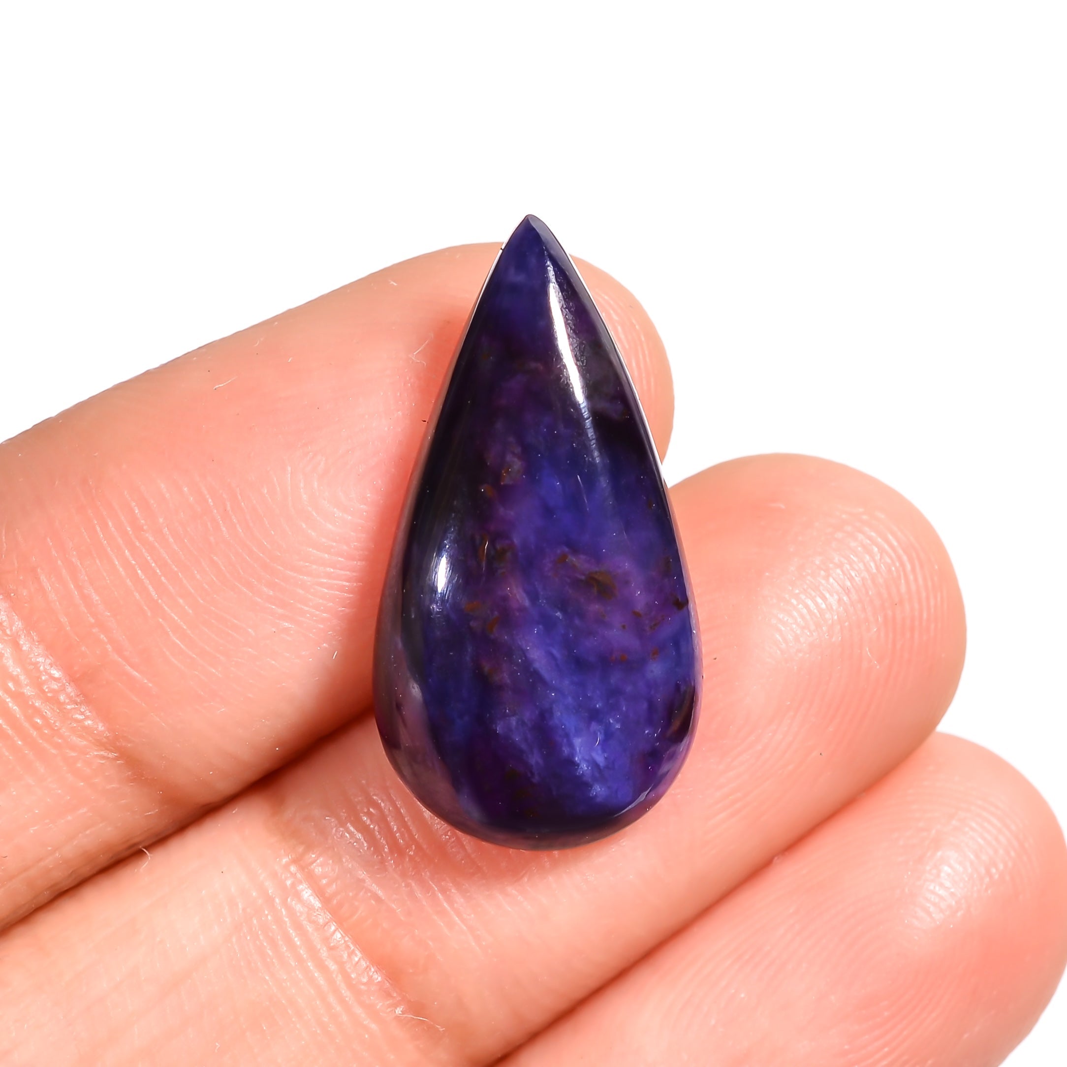 natural sugilite oval shape cabochon loose gemstone