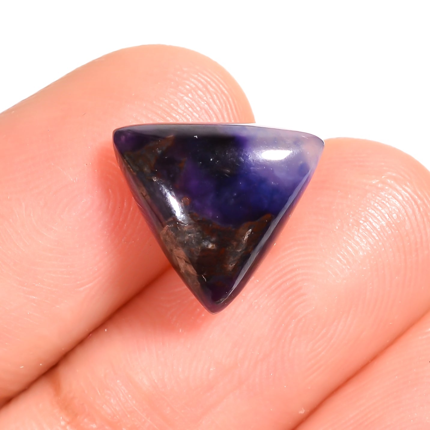 natural sugilite oval shape cabochon loose gemstone