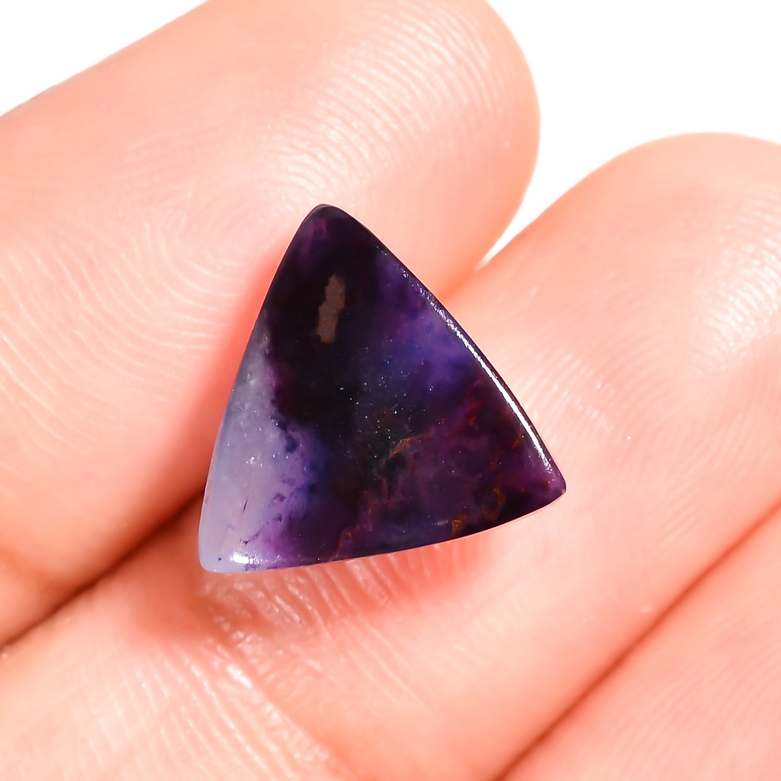 natural sugilite oval shape cabochon loose gemstone