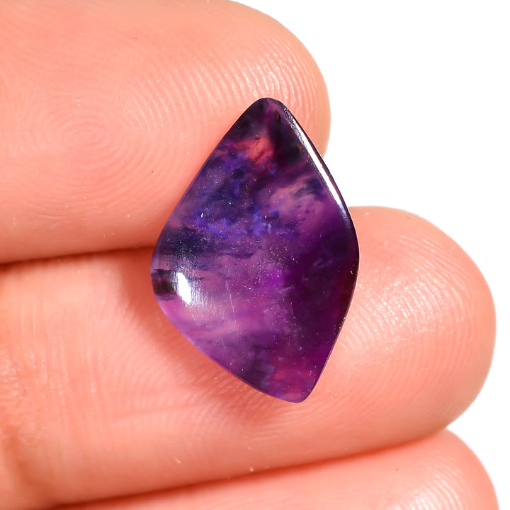 natural sugilite pear shape cabochon loose gemstone
