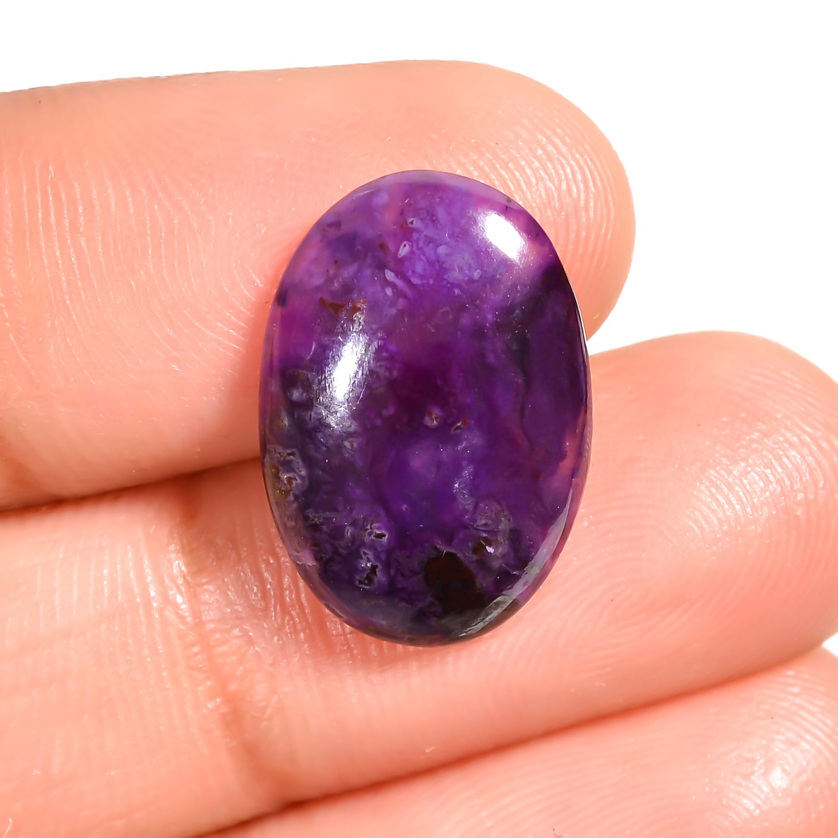natural sugilite fancy shape cabochon loose gemstone