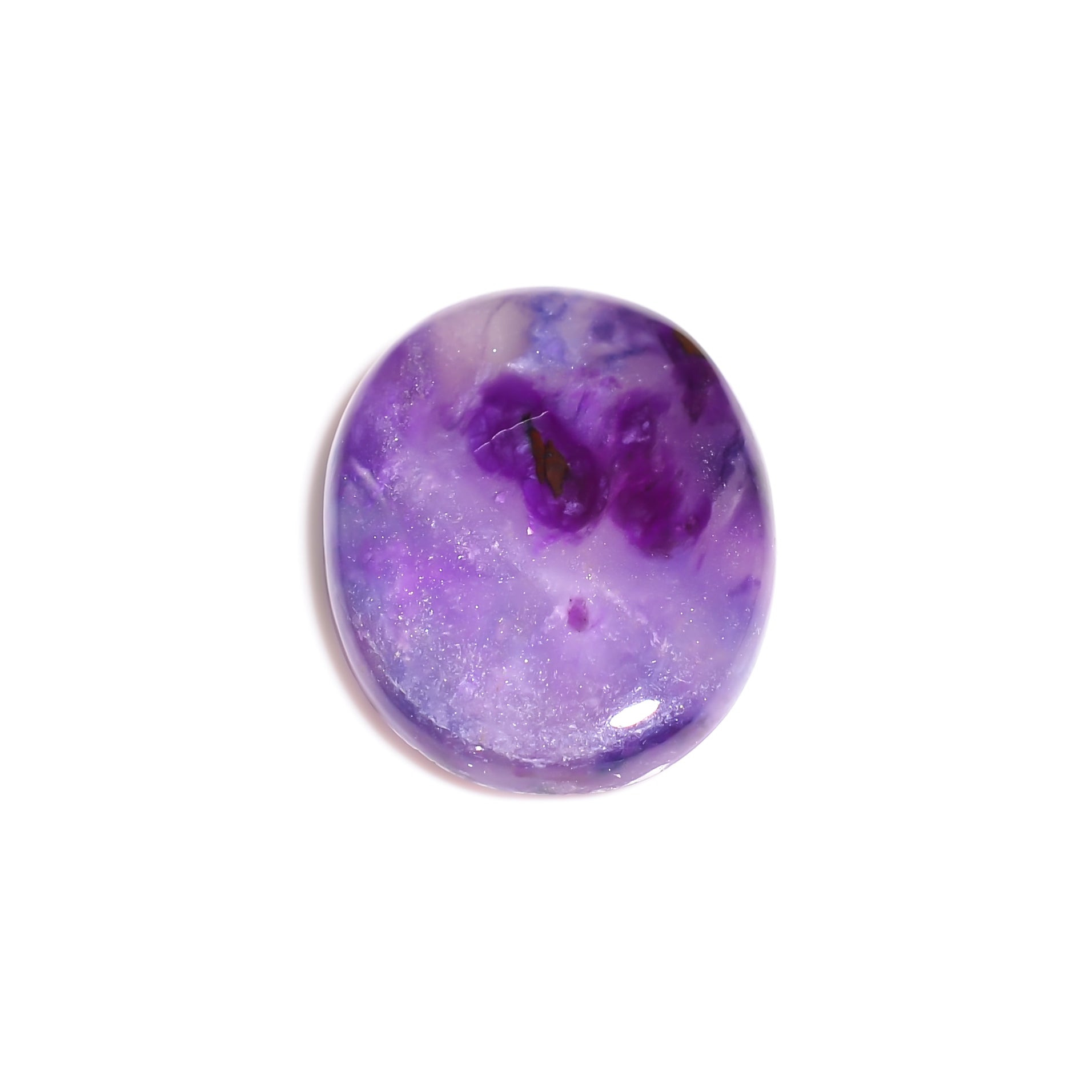 natural sugilite oval shape cabochon loose gemstone