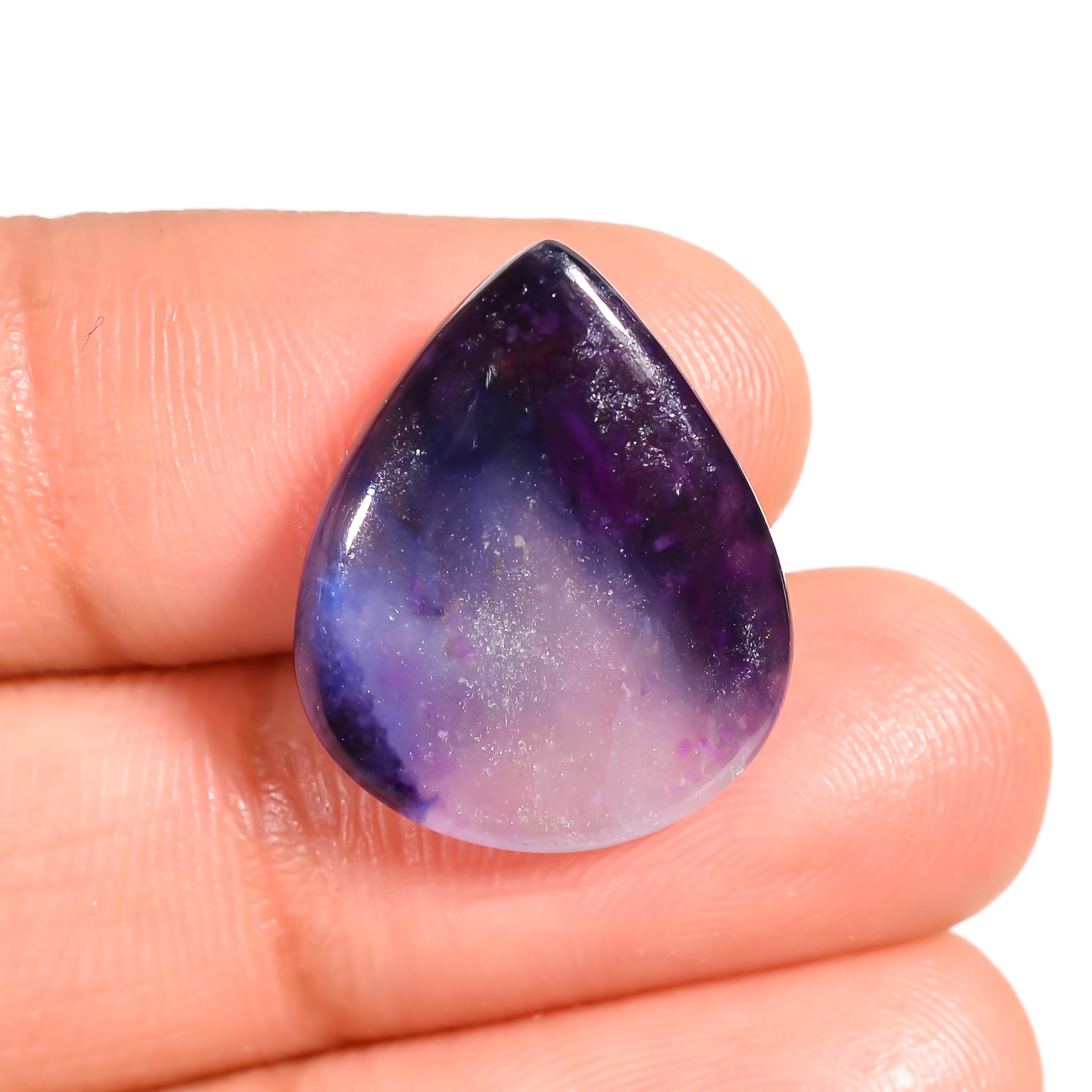 natural sugilite oval shape cabochon loose gemstone