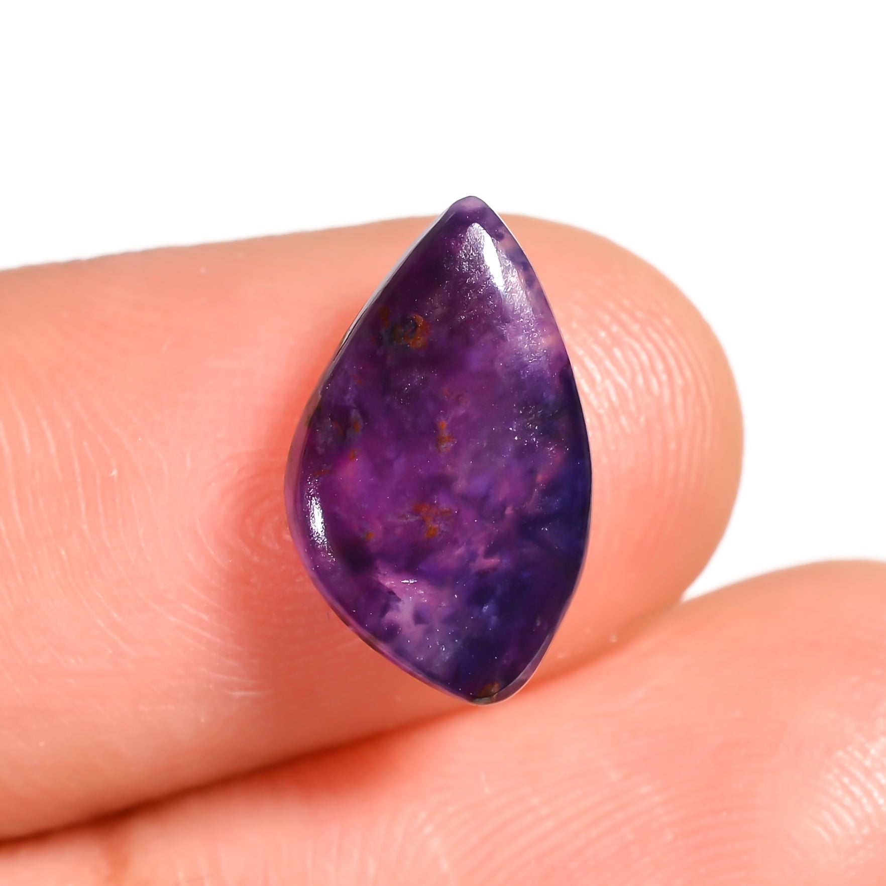 natural sugilite oval shape cabochon loose gemstone
