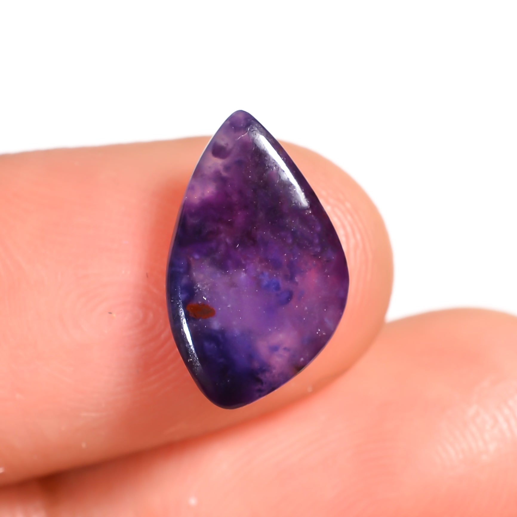 natural sugilite oval shape cabochon loose gemstone