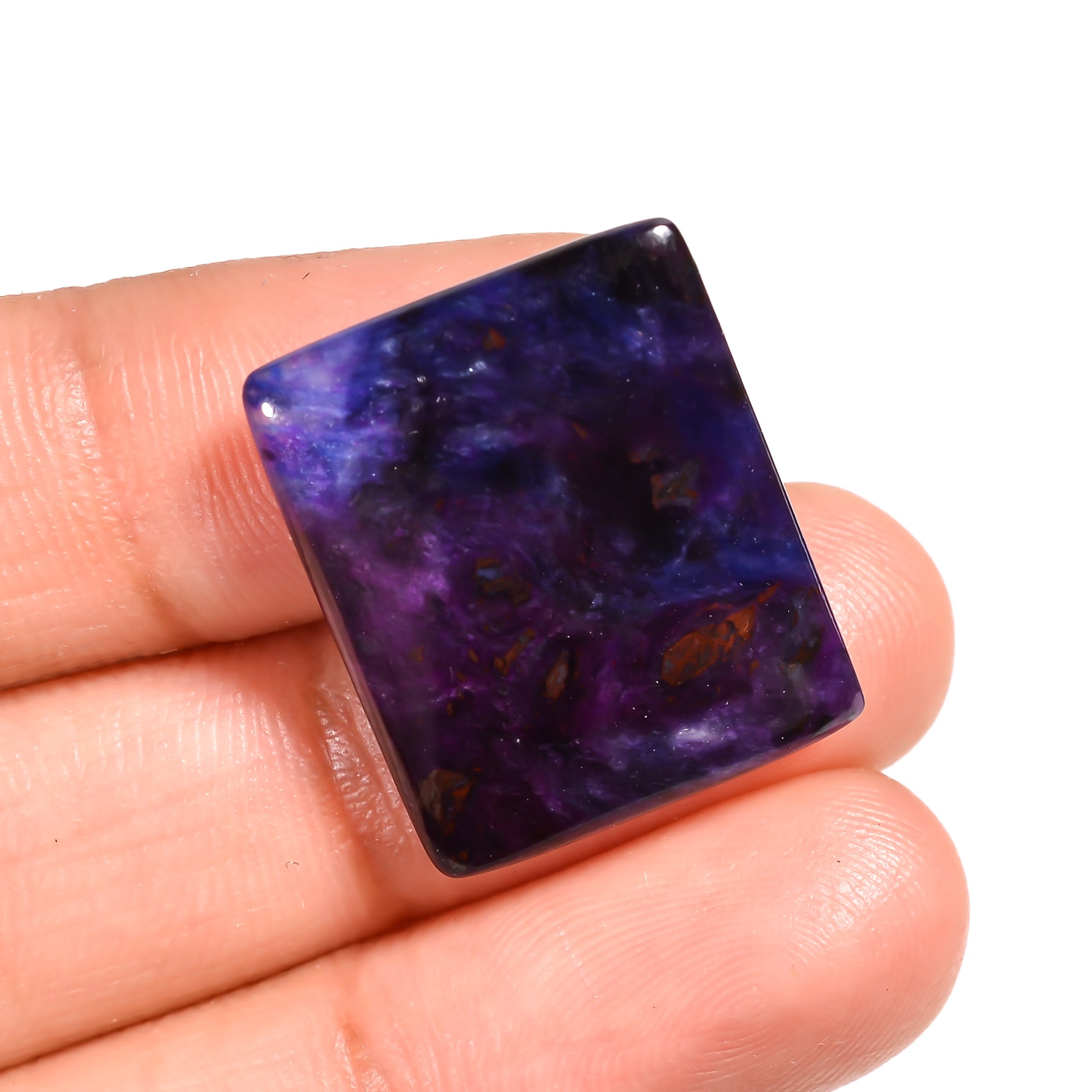 natural sugilite fancy shape cabochon loose gemstone