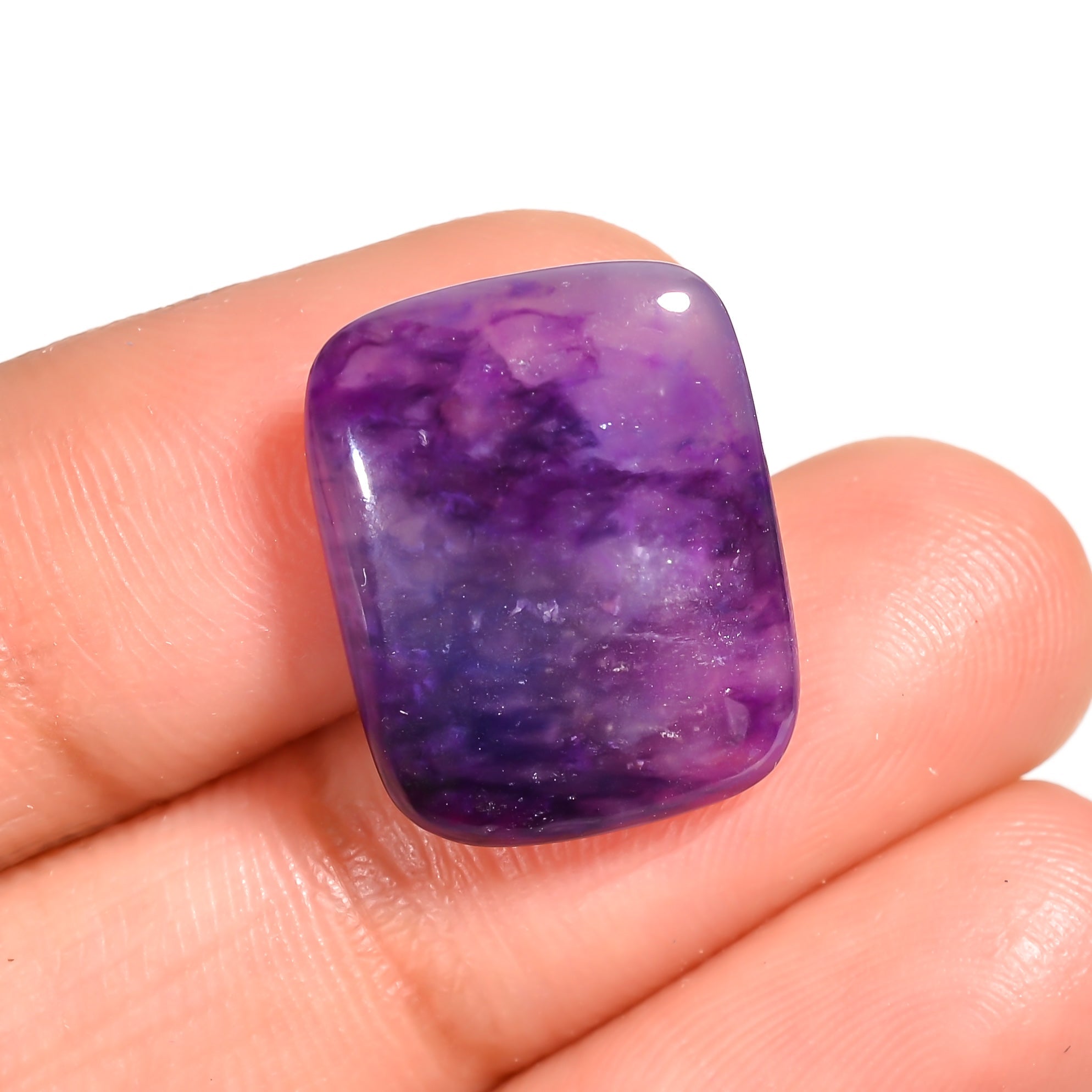 natural sugilite fancy shape cabochon loose gemstone