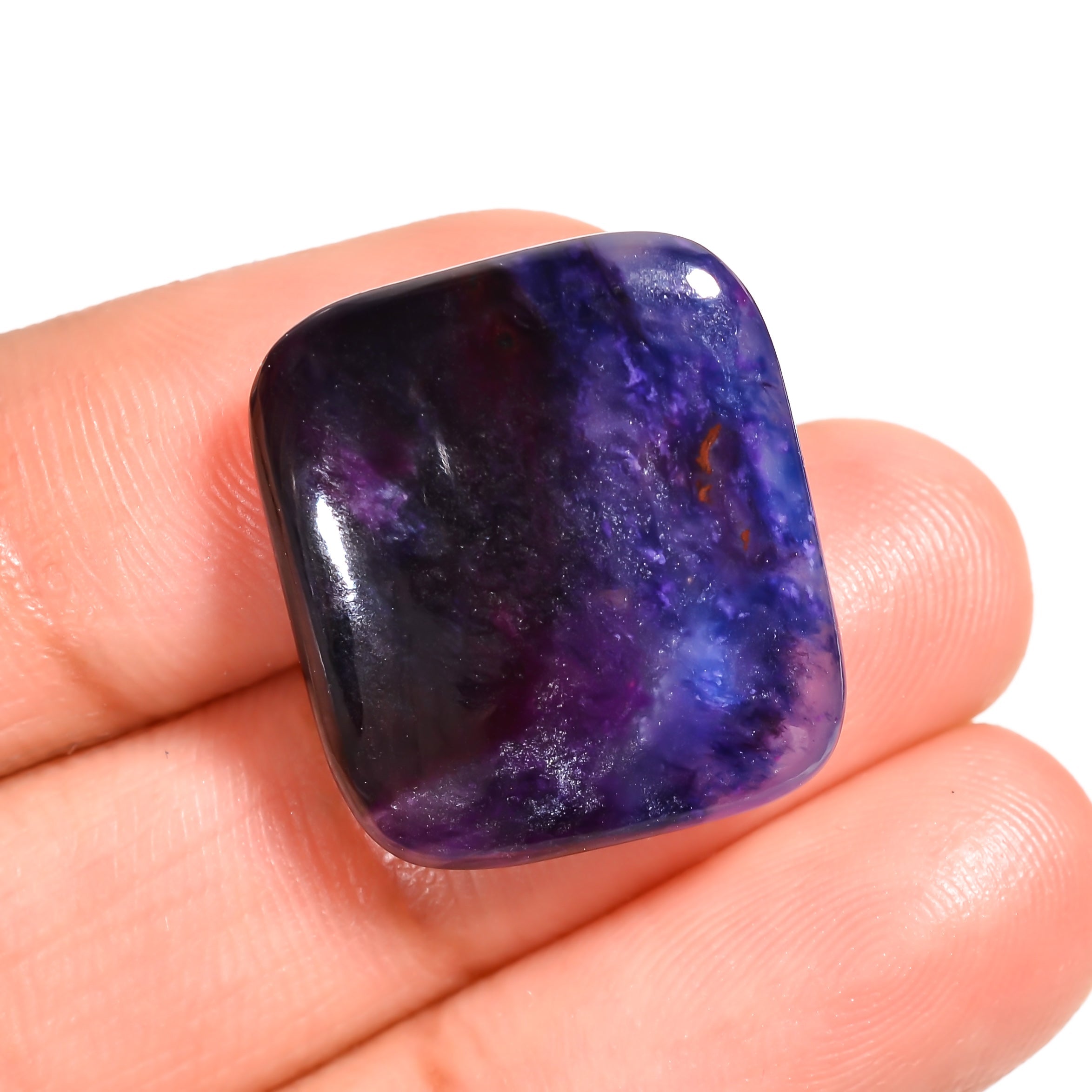 natural sugilite fancy shape cabochon loose gemstone