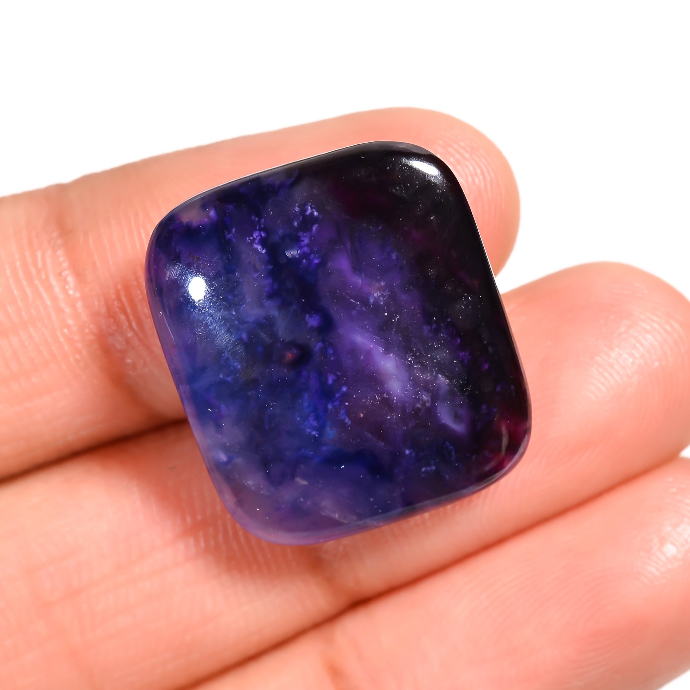 natural sugilite fancy shape cabochon loose gemstone