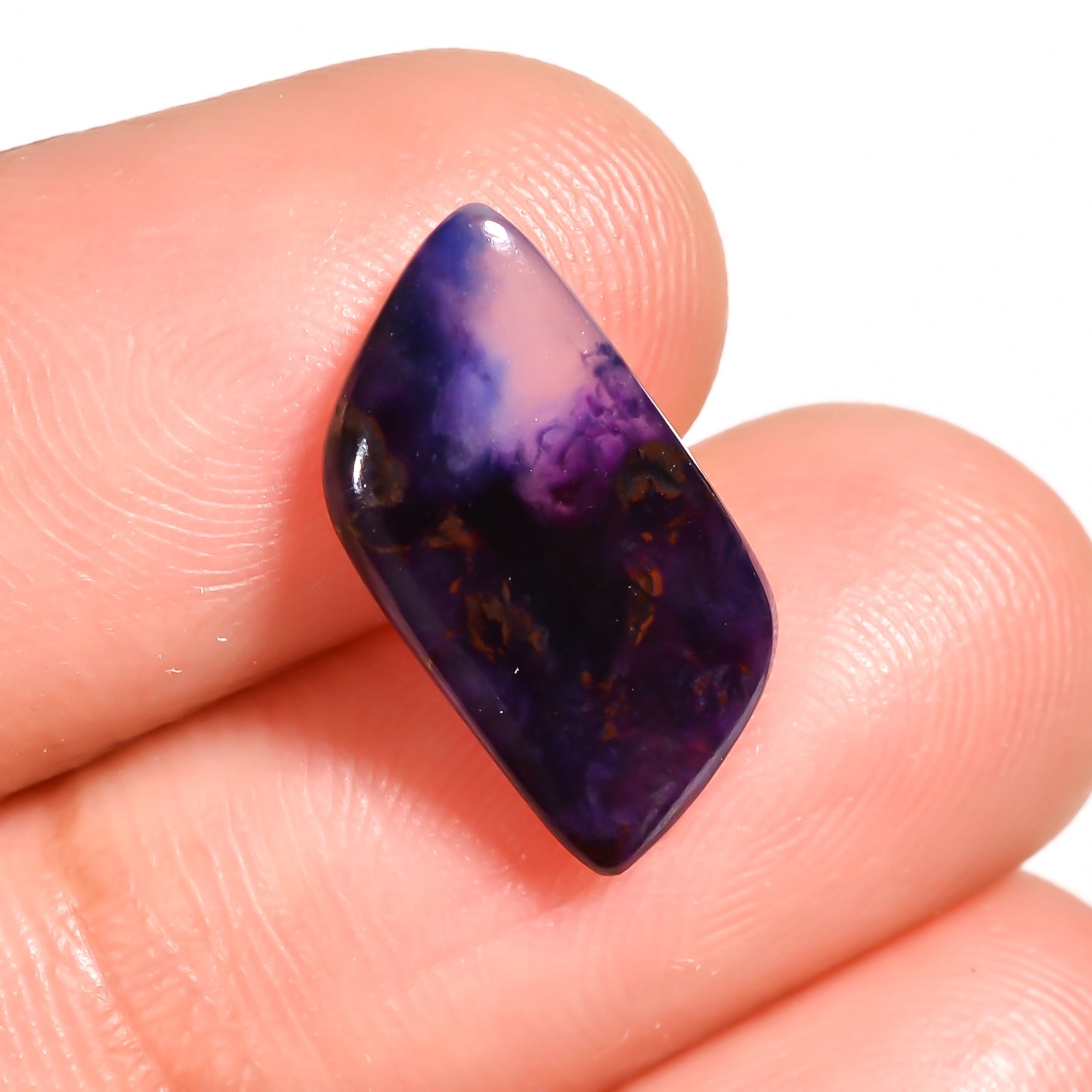 natural sugilite fancy shape cabochon loose gemstone