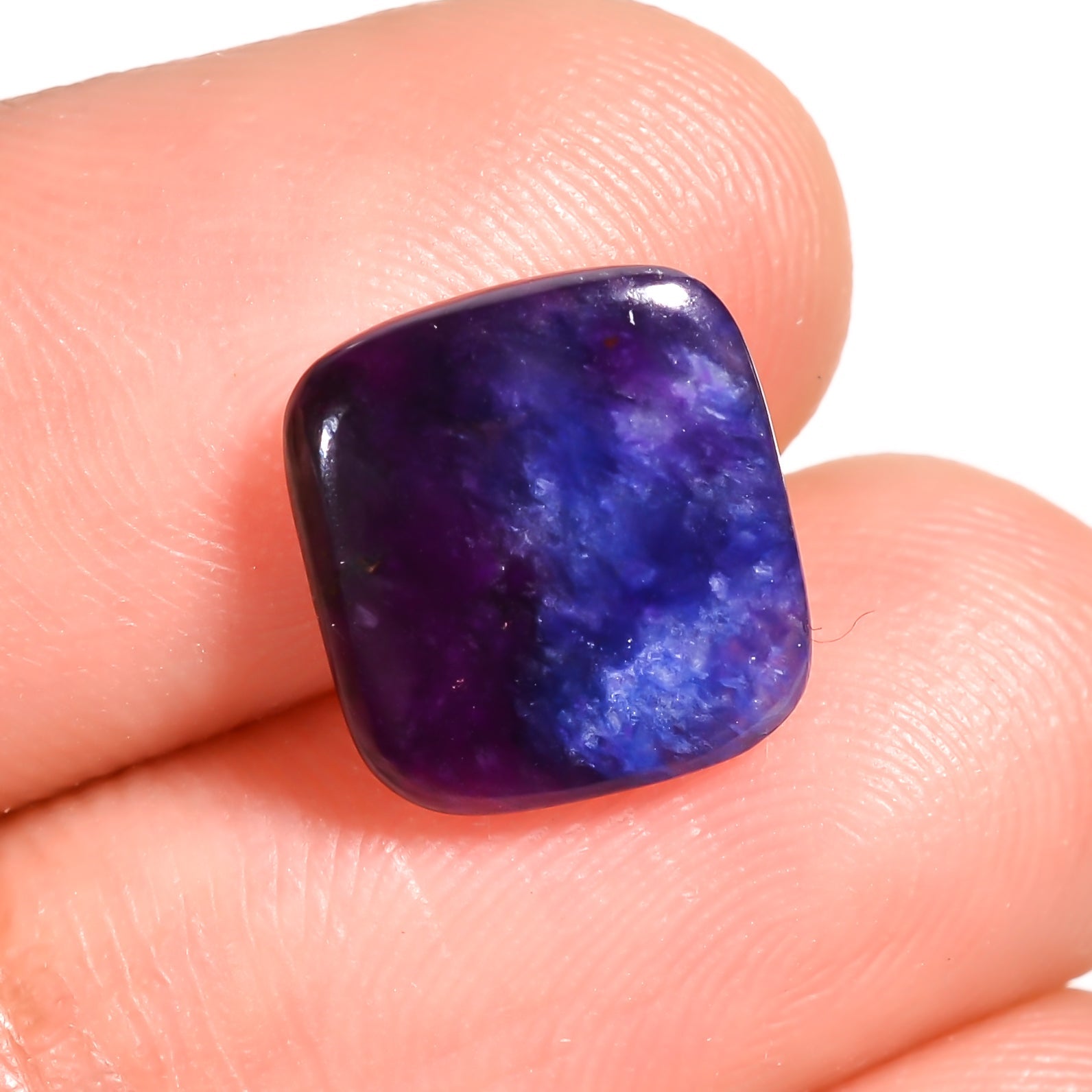 natural sugilite fancy shape cabochon loose gemstone