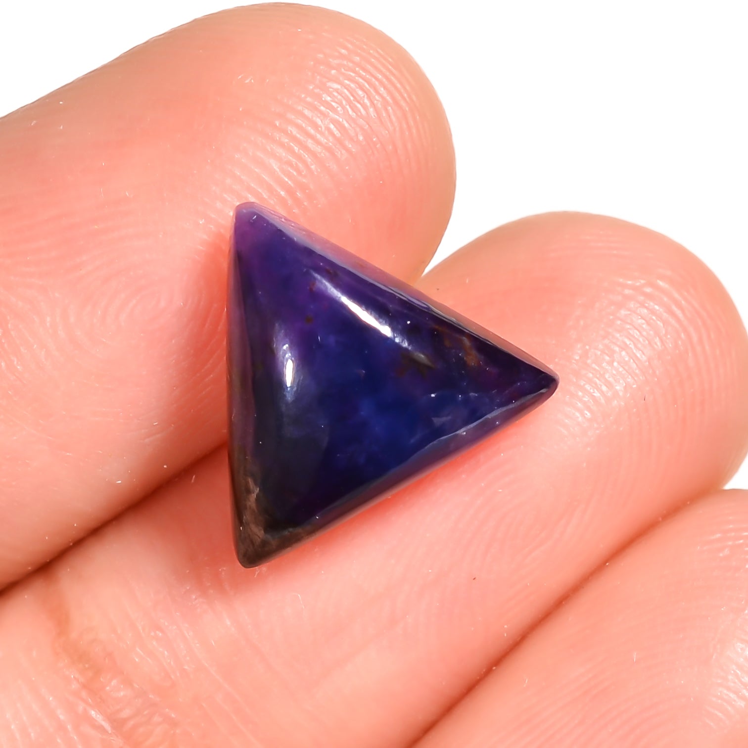 sugilite triangle shape cabochon loose gemstone