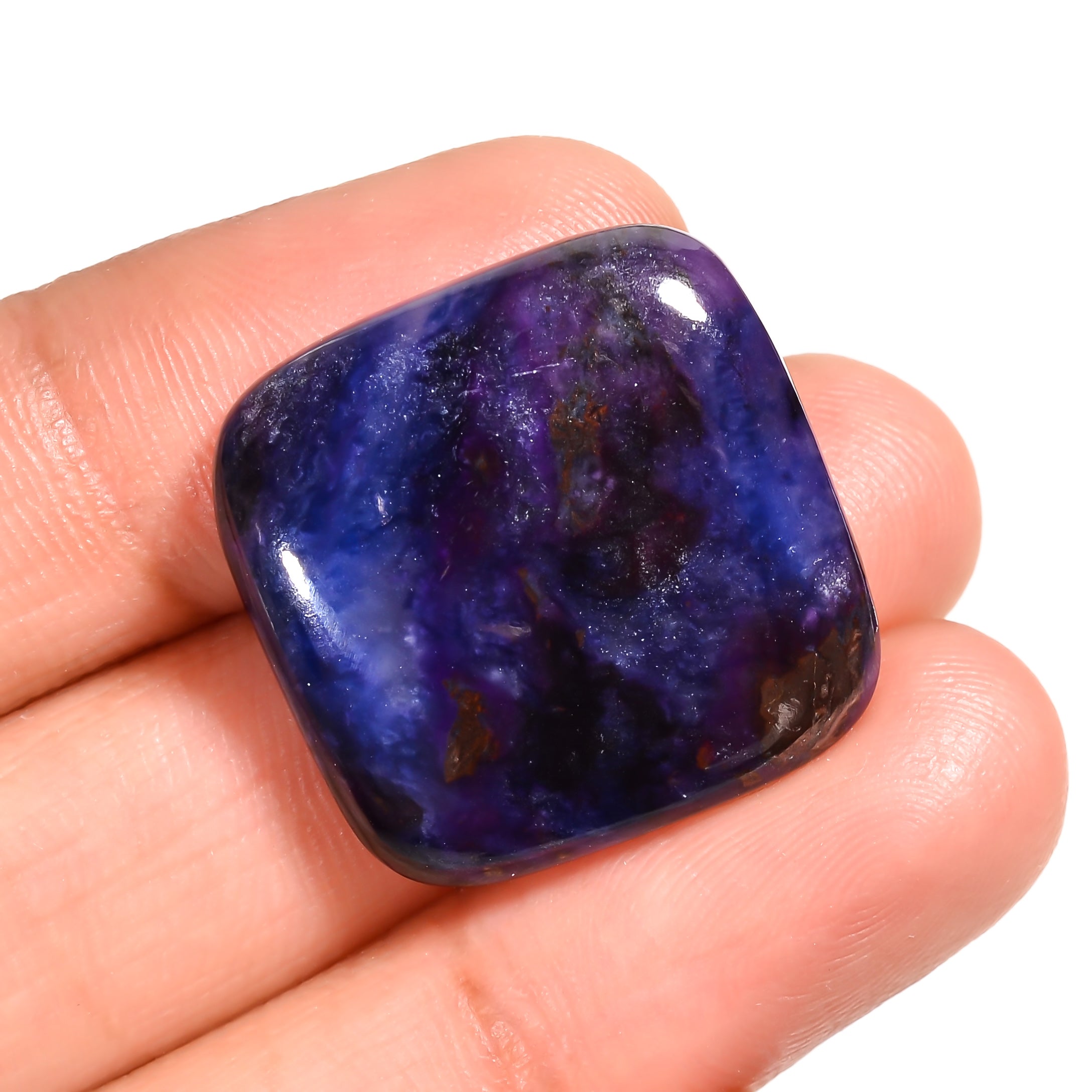 sugilite cushion shape cabochon loose gemstone