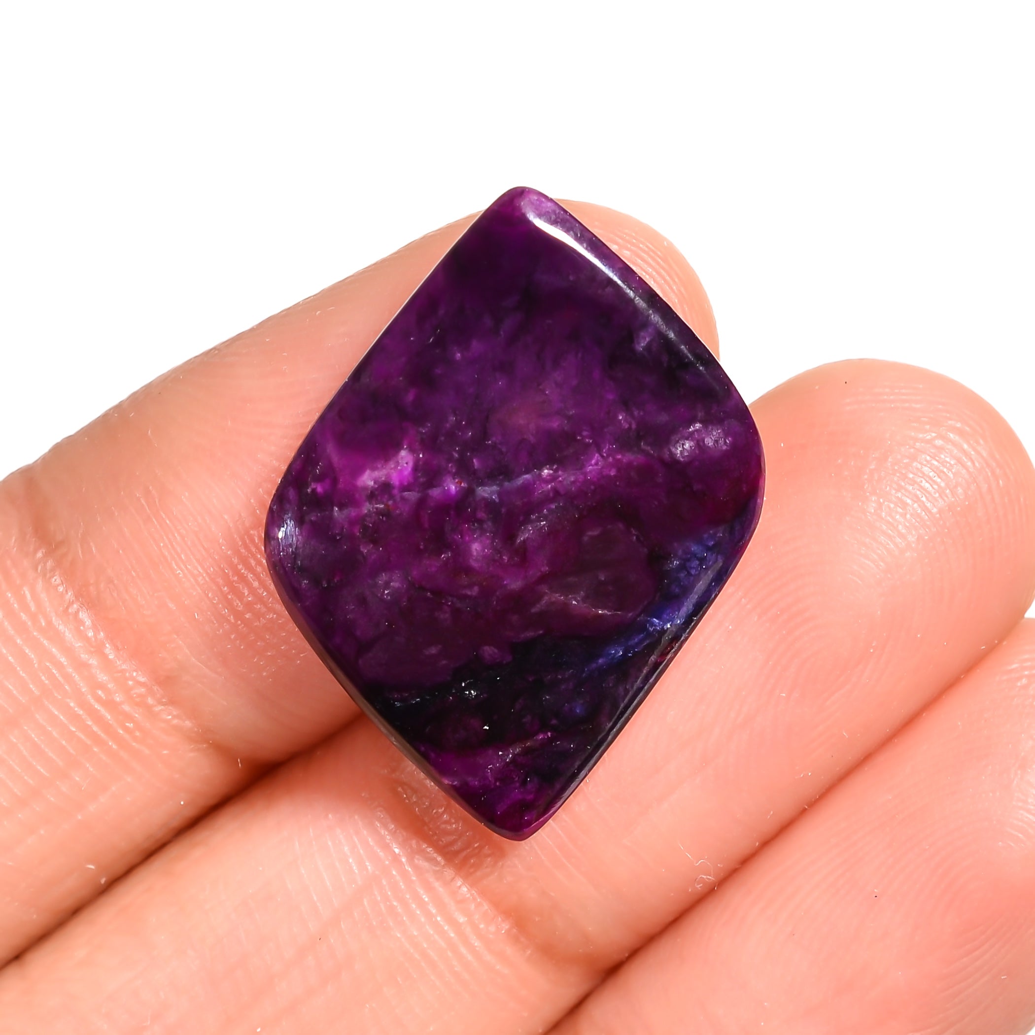 sugilite fancy shape cabochon loose gemstone