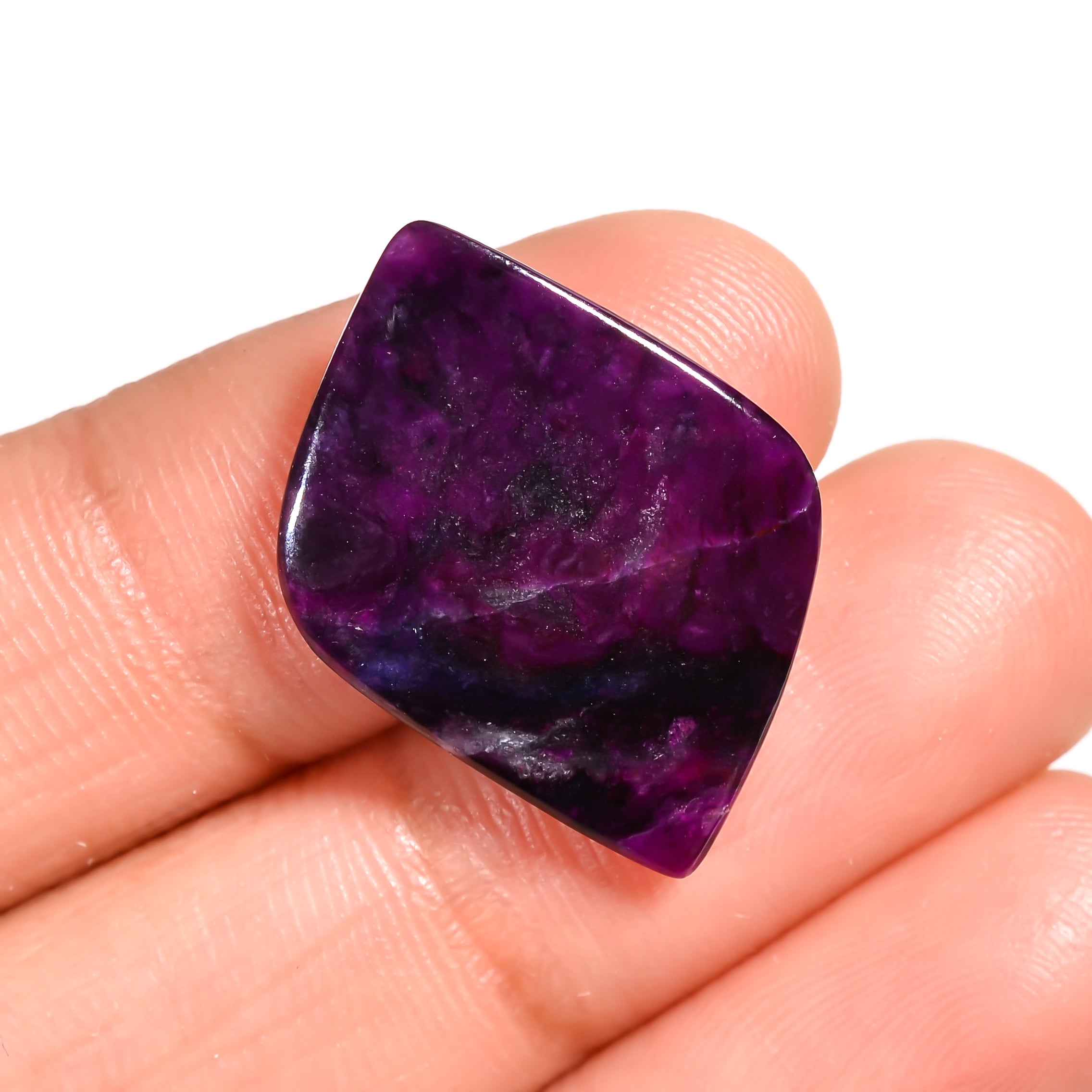 sugilite fancy shape cabochon loose gemstone