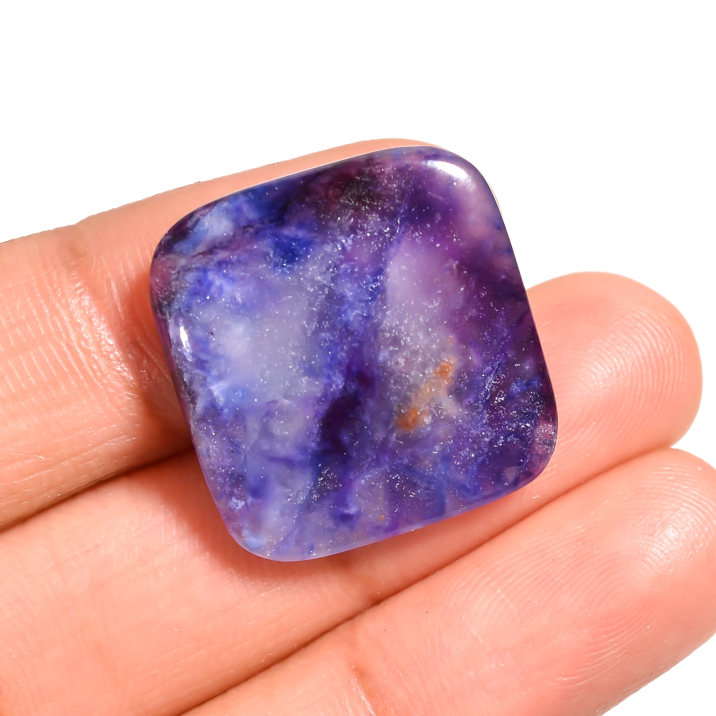 sugilite cushion shape cabochon loose gemstone