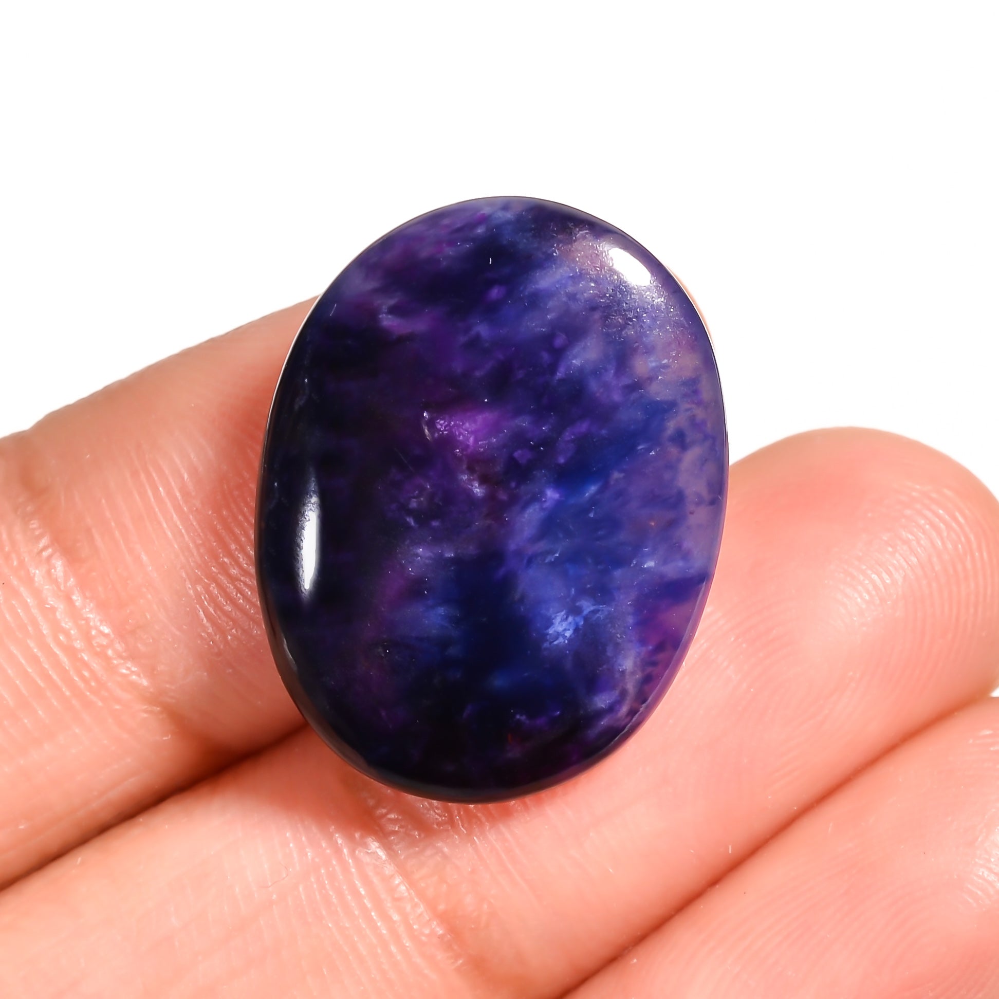 sugilite oval shape cabochon loose gemstone